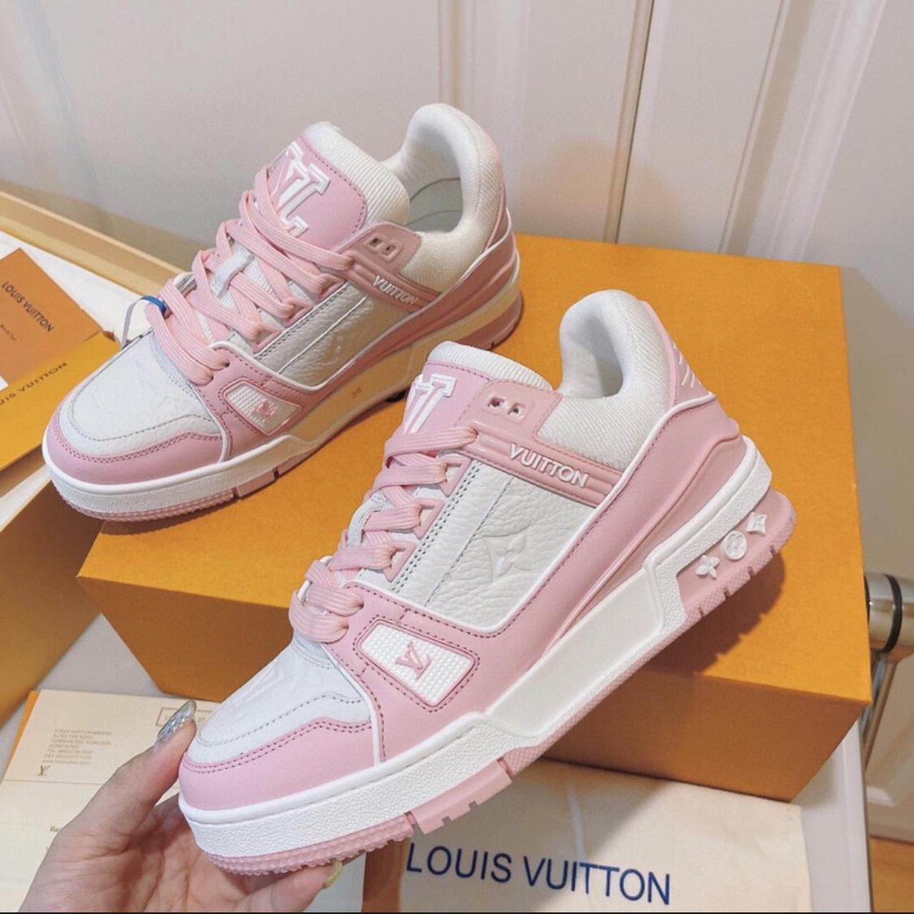 lv pink shoes