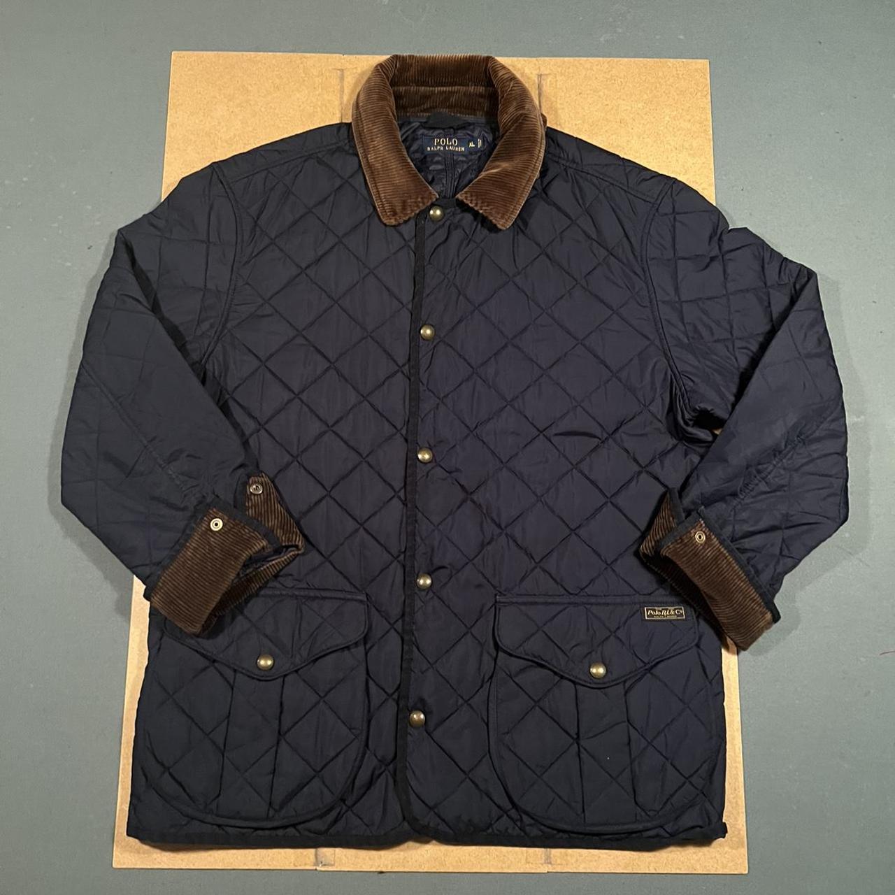 Y2K polo Ralph Lauren quilted insulated button up... - Depop