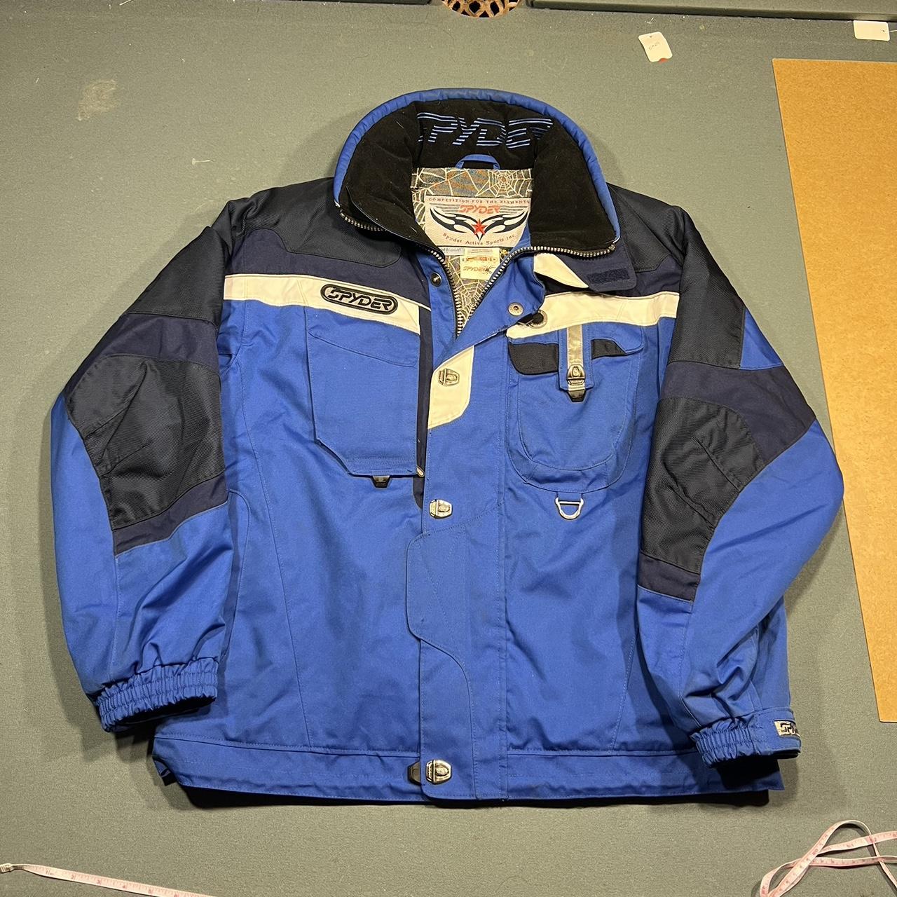 Y2K spyder thinsulate zip up hooded ski jacket size | Depop