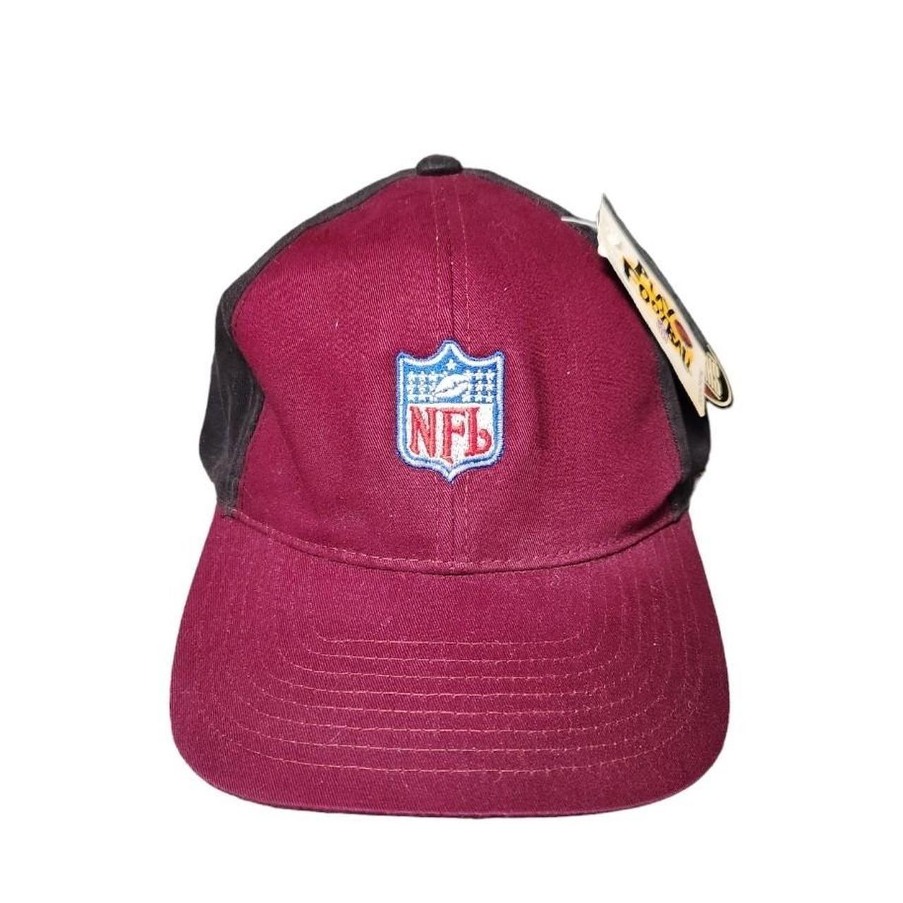 Vintage 90s NFL SHIELD GEAR Logo Snapback Hat Official 