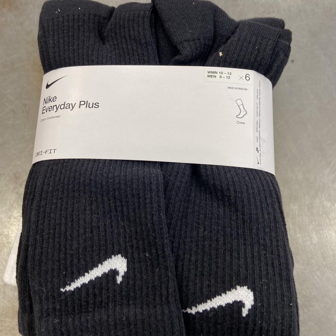 nike black and orange socks