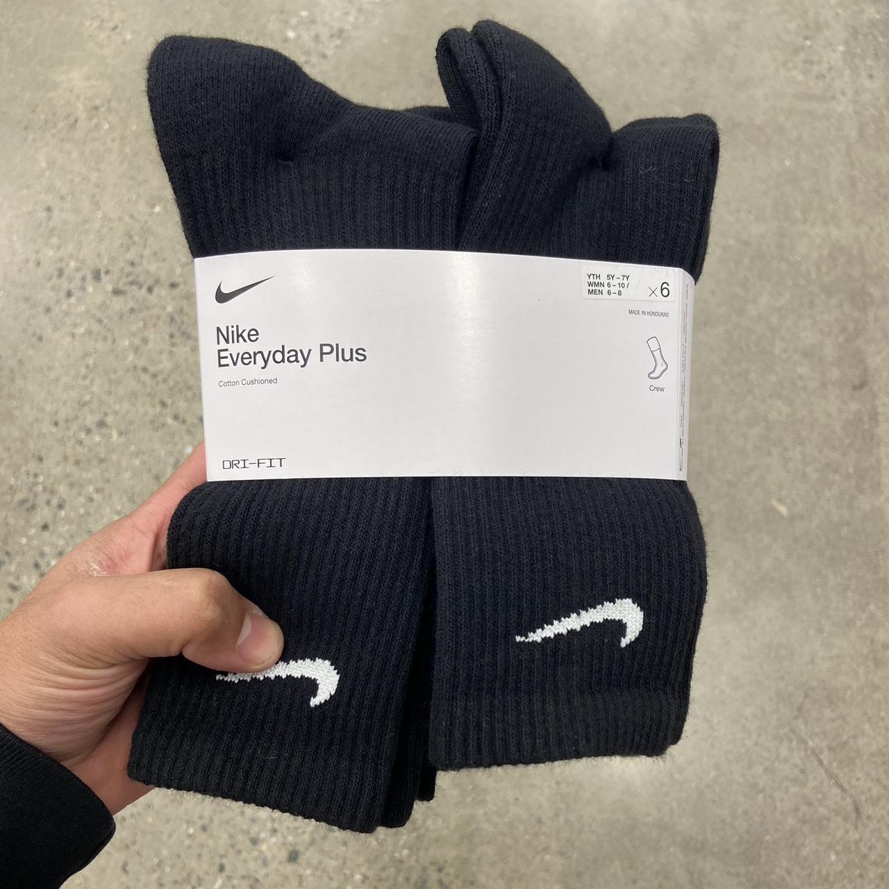 Nike socks Black 3 pair for $17.99 or check other... - Depop