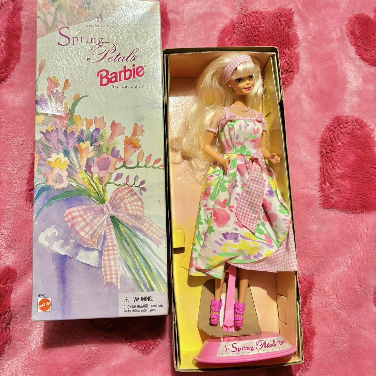 Vintage Avon Spring Petals Barbie Doll In Box Depop