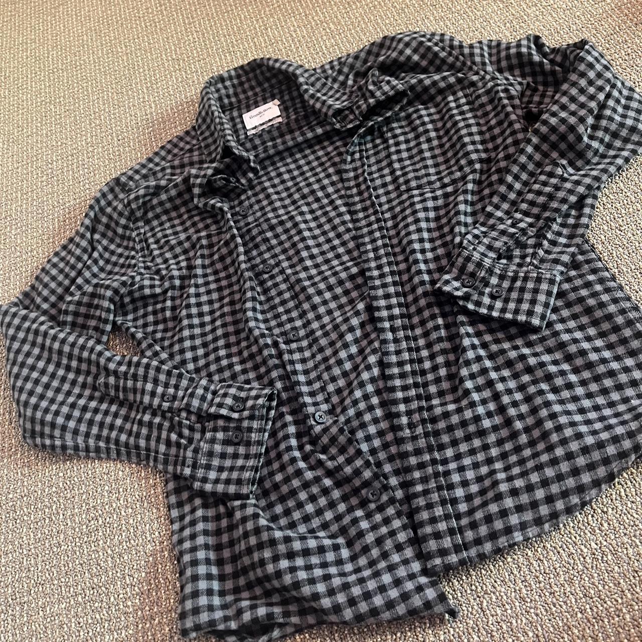 Goodfellow & Co. Women's Black and Grey Top | Depop