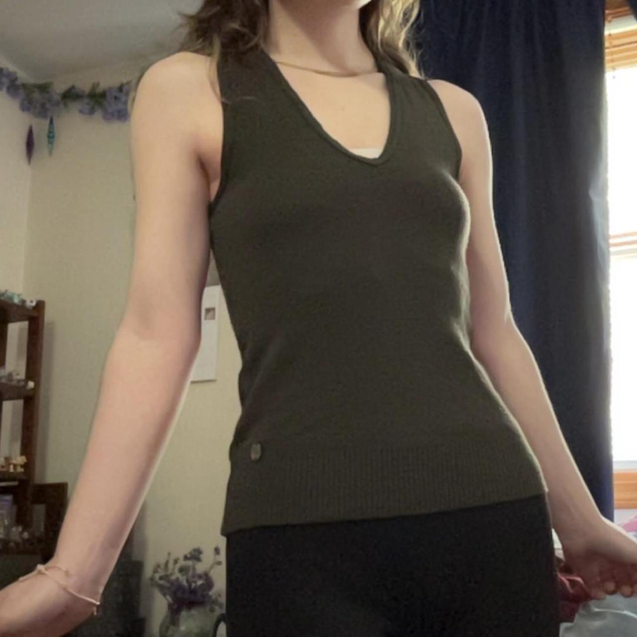 United Colors of Benetton Women's Tank top Green/Khaki XS