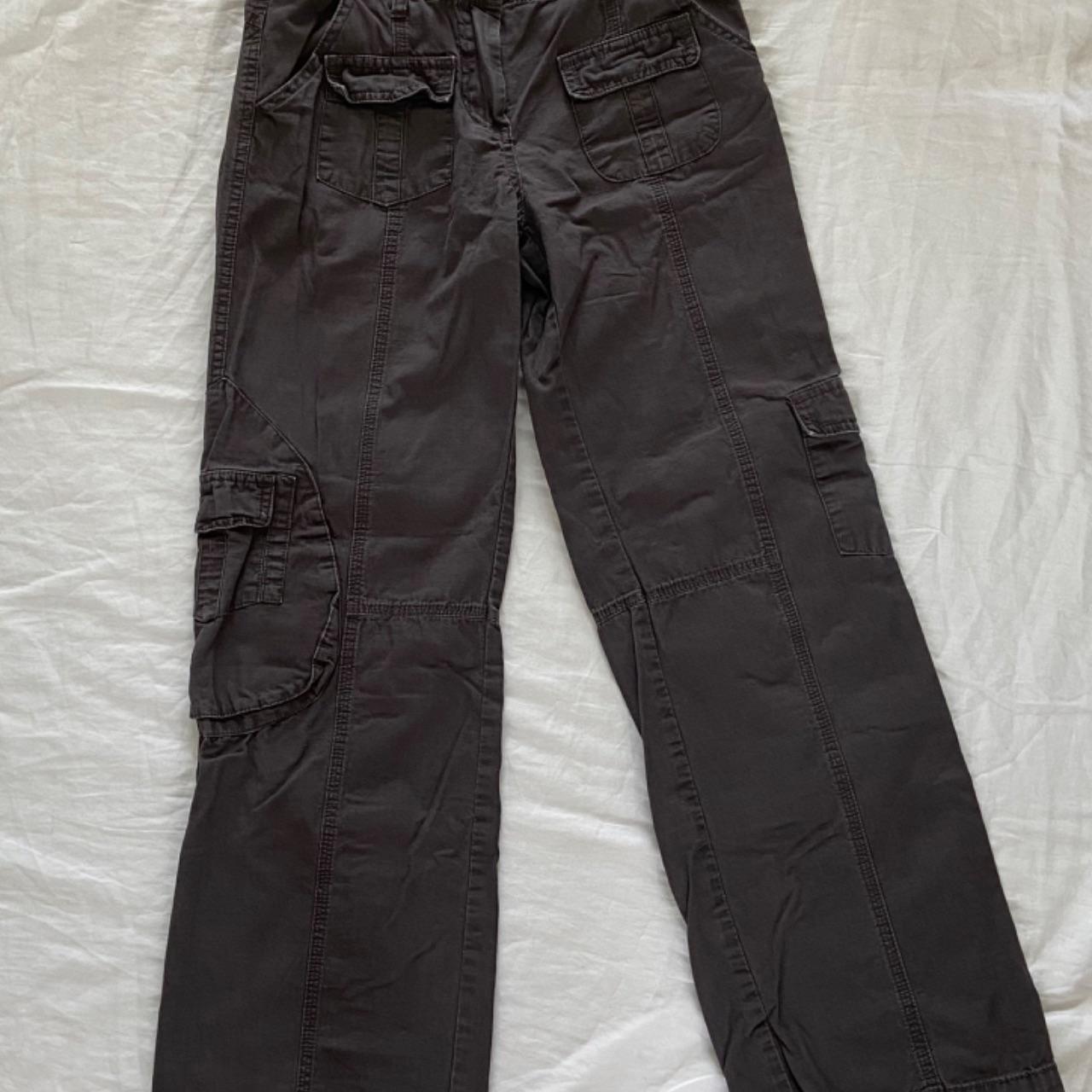 Brandy Melville Kim cargo pants low/mid rise Depop