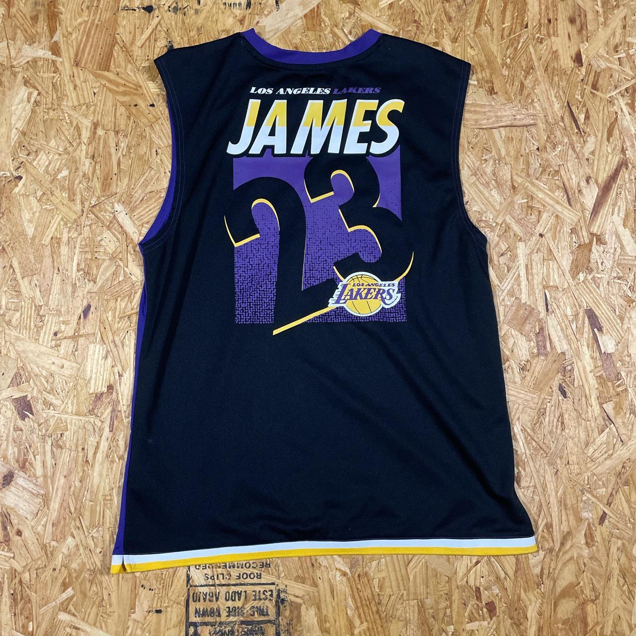 DEADSTOCK Lebron James Purple Los Angeles Lakers - Depop