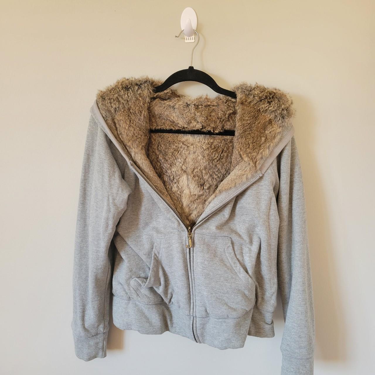 Juicy couture cheap rabbit fur hoodie