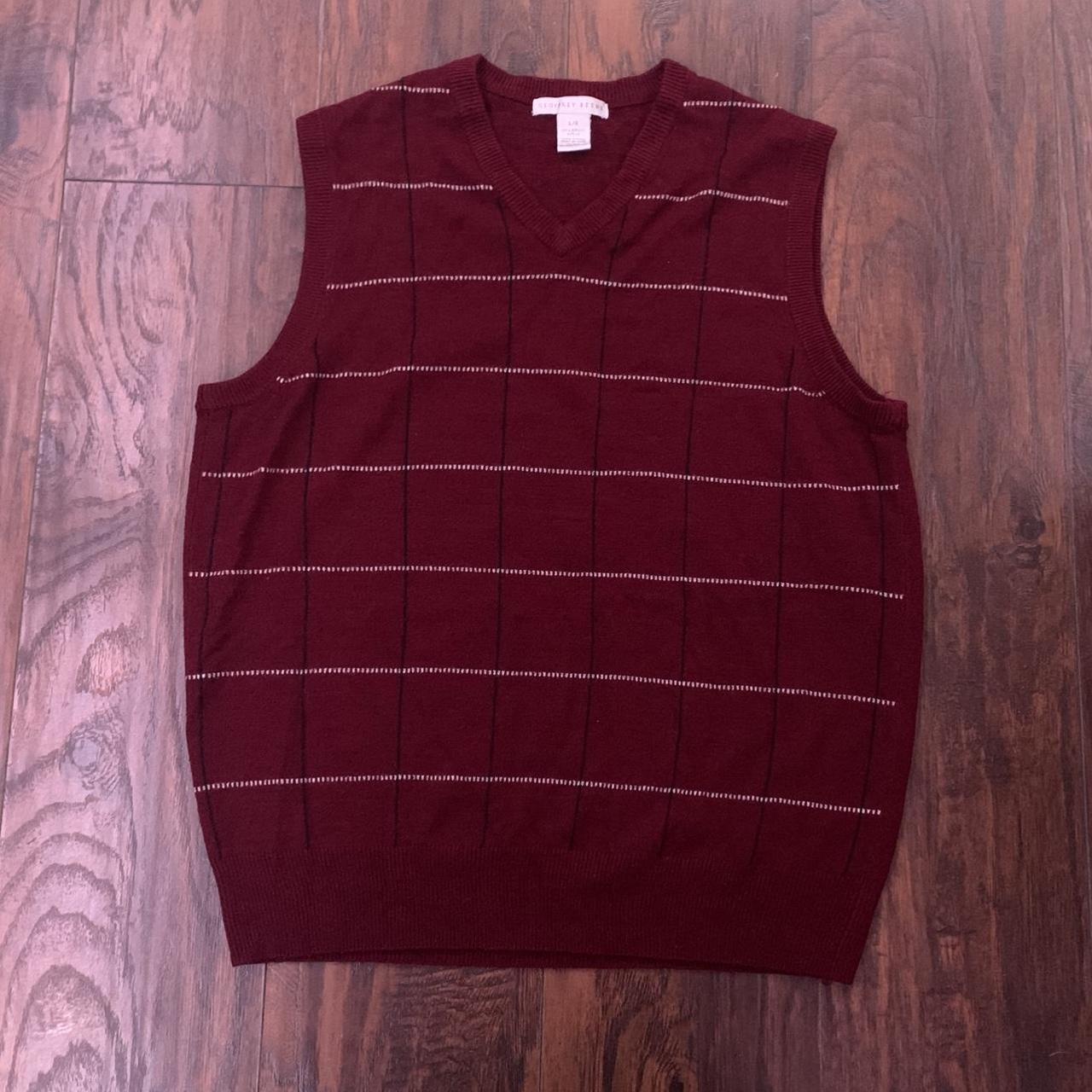 sweater vest, i’ve only worn it a few times - Depop