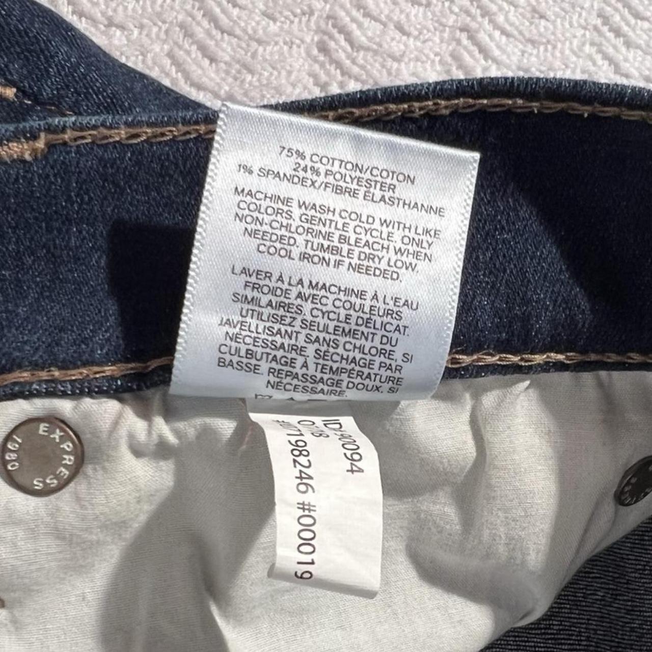 Distressed Express Jeans Denim Size: Women's 16 - Depop