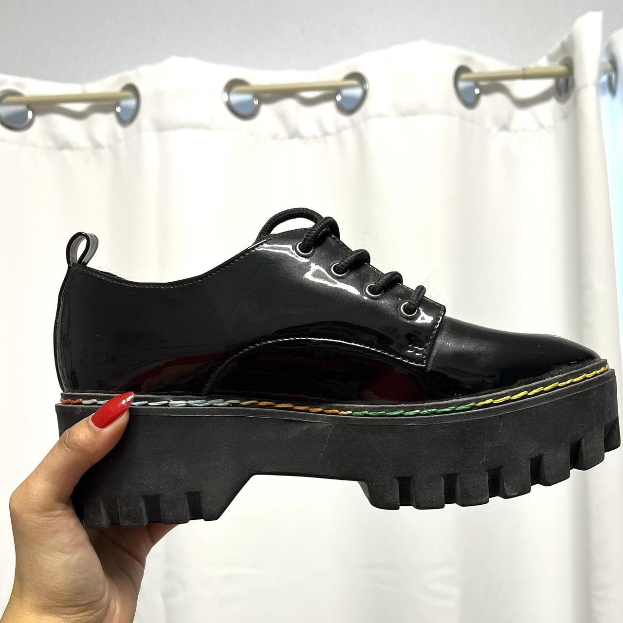 platform oxford sneakers