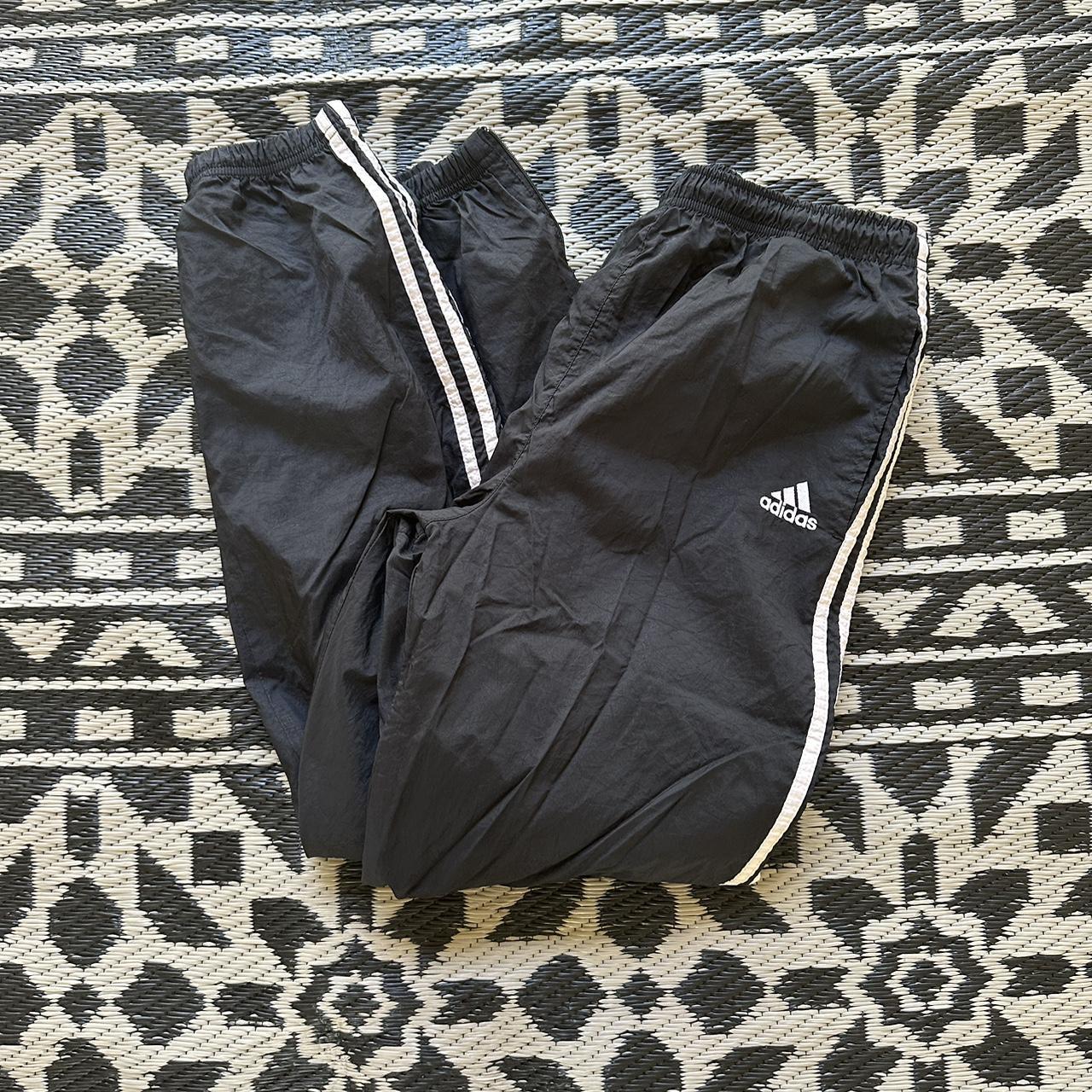 90s vintage adidas track pants sz m - Depop