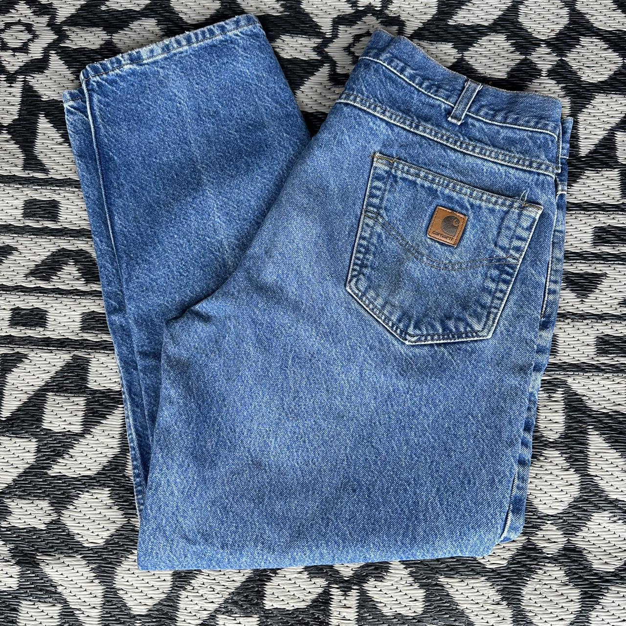 Vintage 90s Carhartt jeans 38x30 - Depop