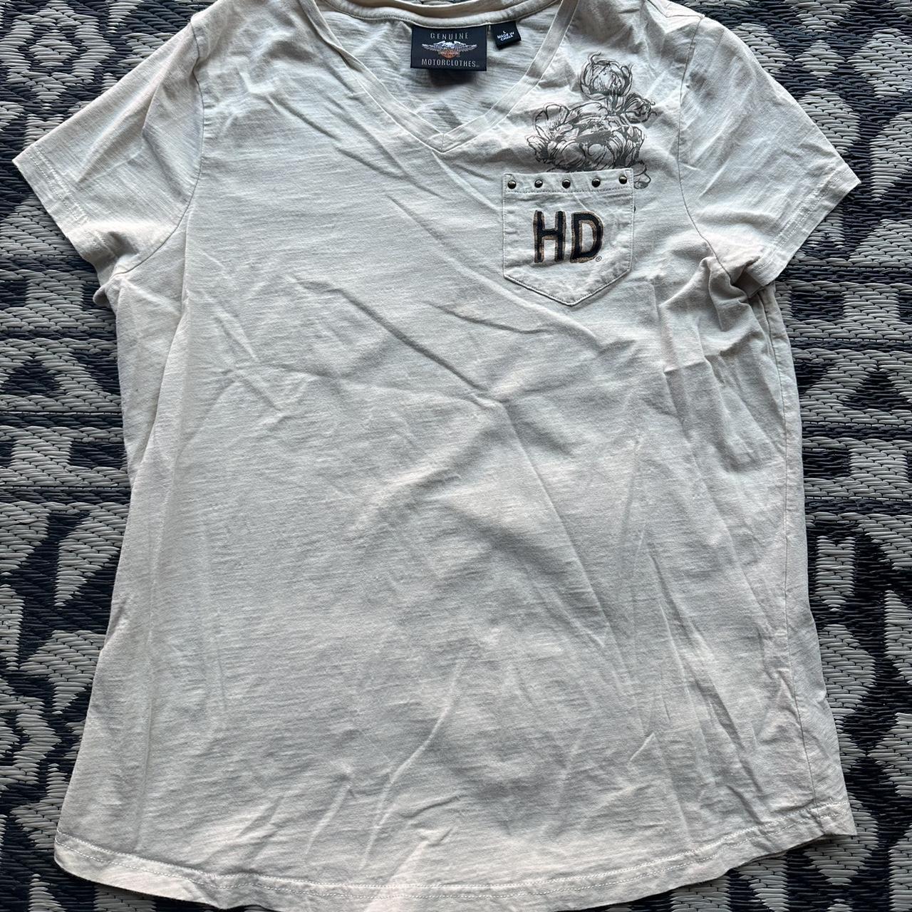 Y2K affliction inspired Harley Davison t shirt. - Depop