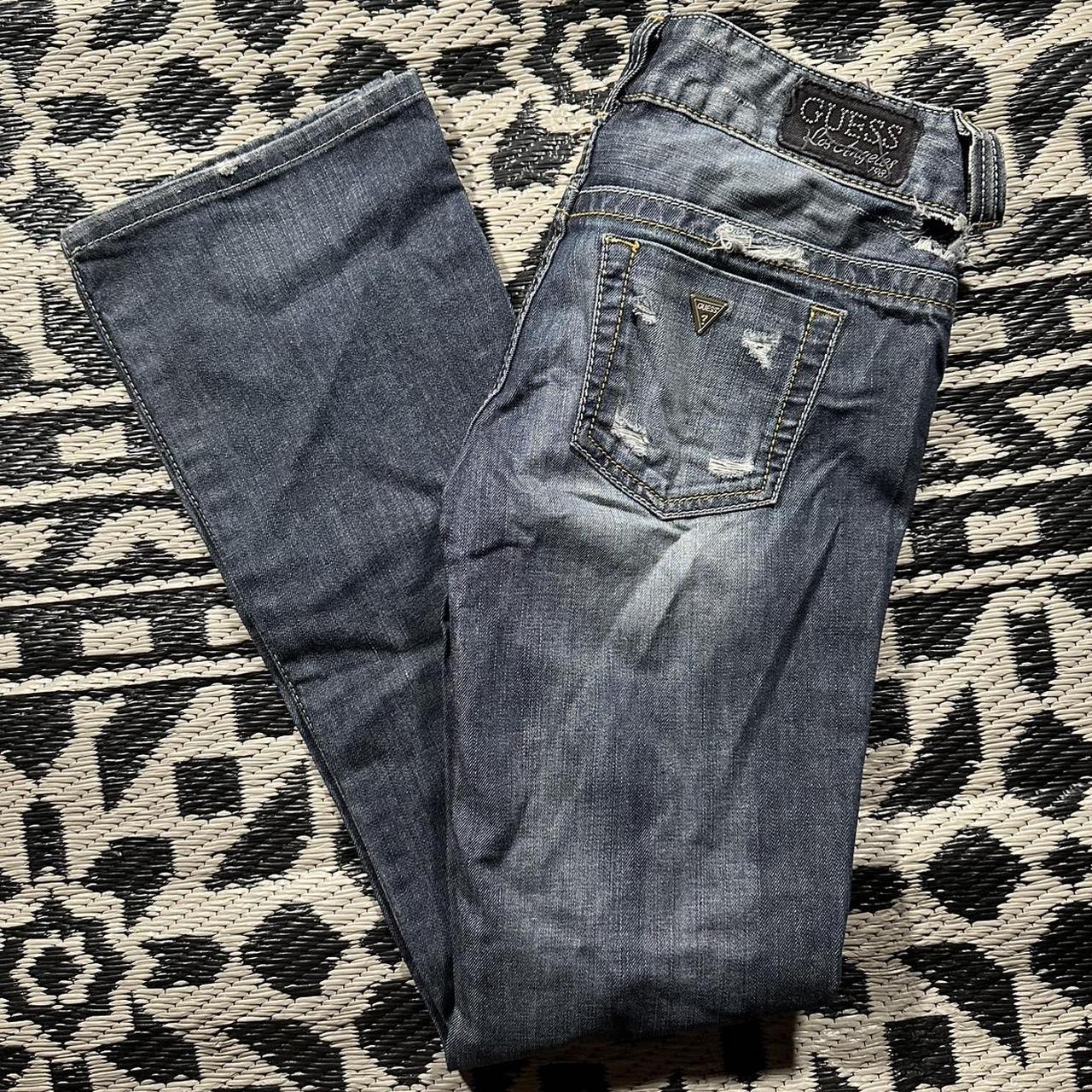 Vintage y2k grunge guess jeans - Depop