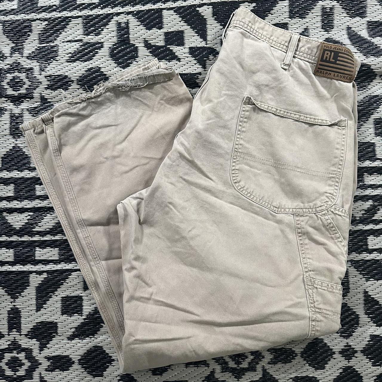 Vintage y2k 90s carpenter pants polo Ralph Lauren 38x32 | Depop