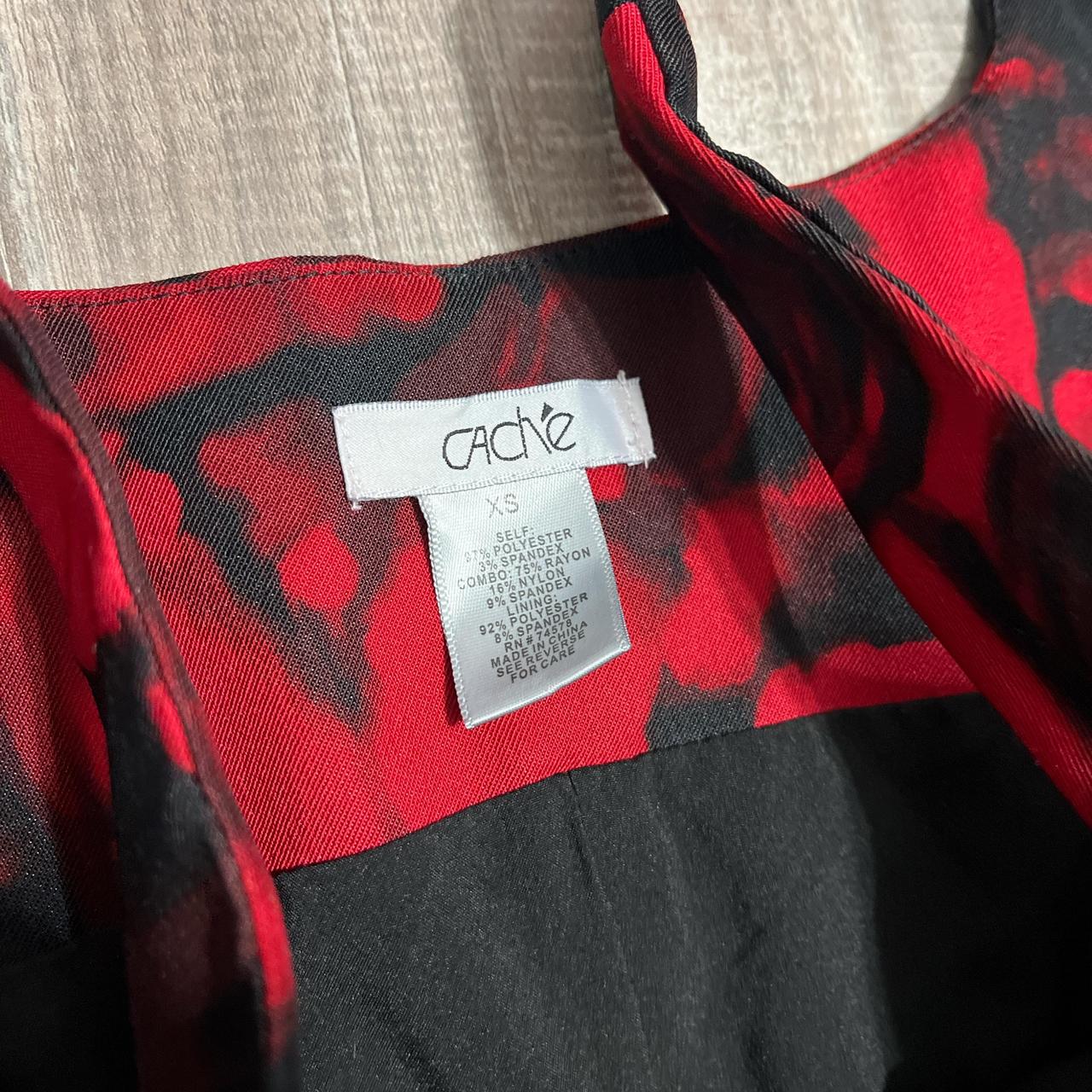 Cache Women's Blouse - Red/Multi - XS – Cache red… - image 2