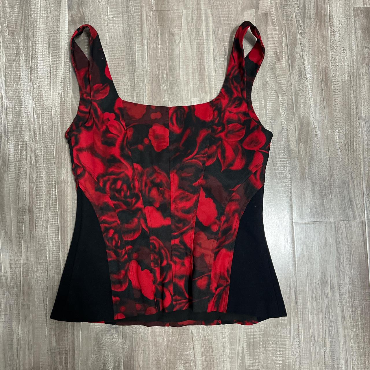 Cache Women's Blouse - Red/Multi - XS – Cache red… - image 3