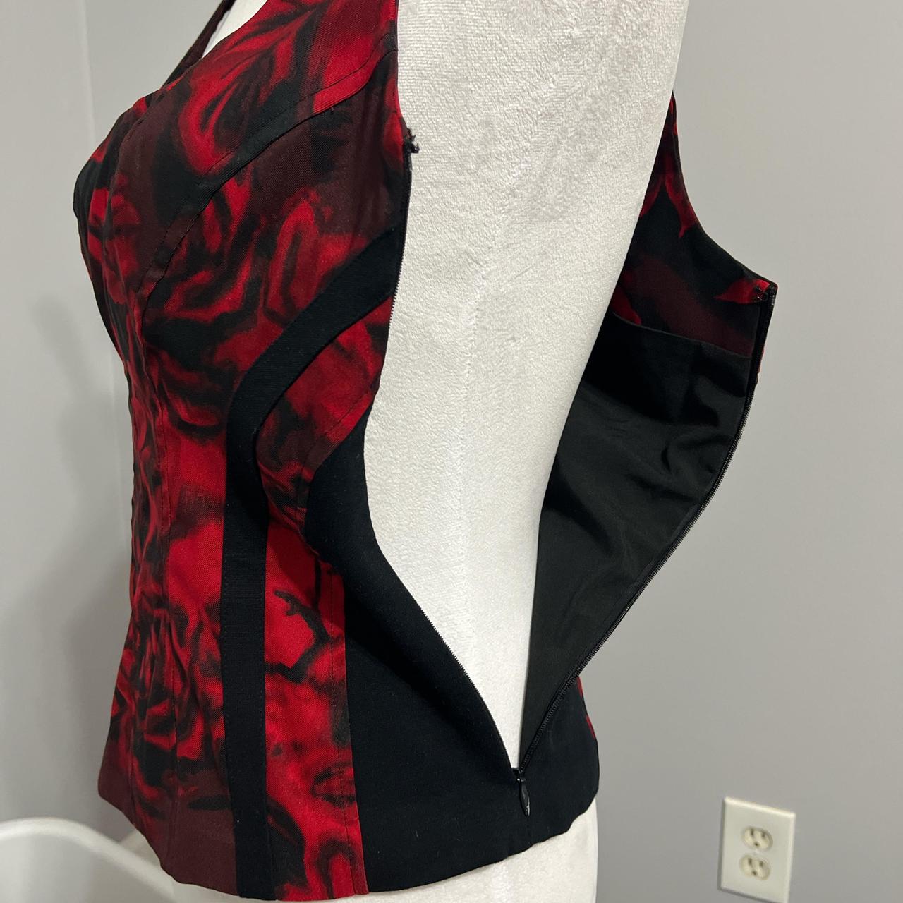 Cache Women's Blouse - Red/Multi - XS – Cache red… - image 4