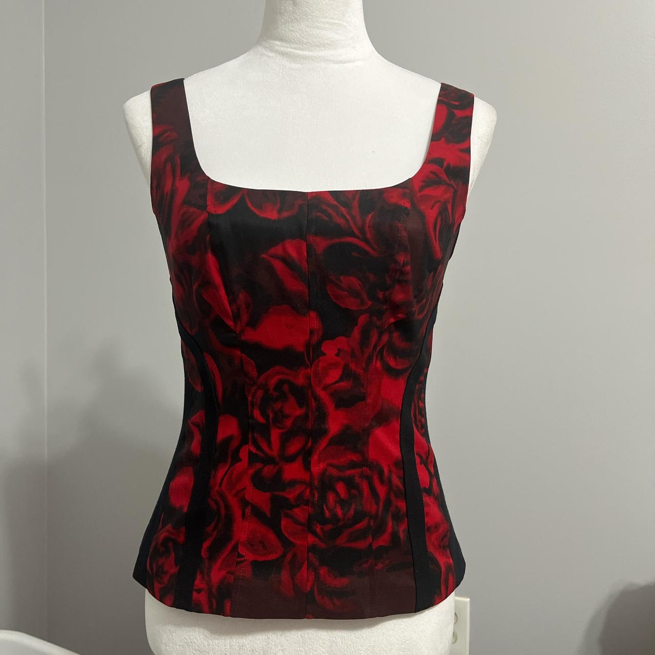 Cache Women's Blouse - Red/Multi - XS – Cache red… - image 5