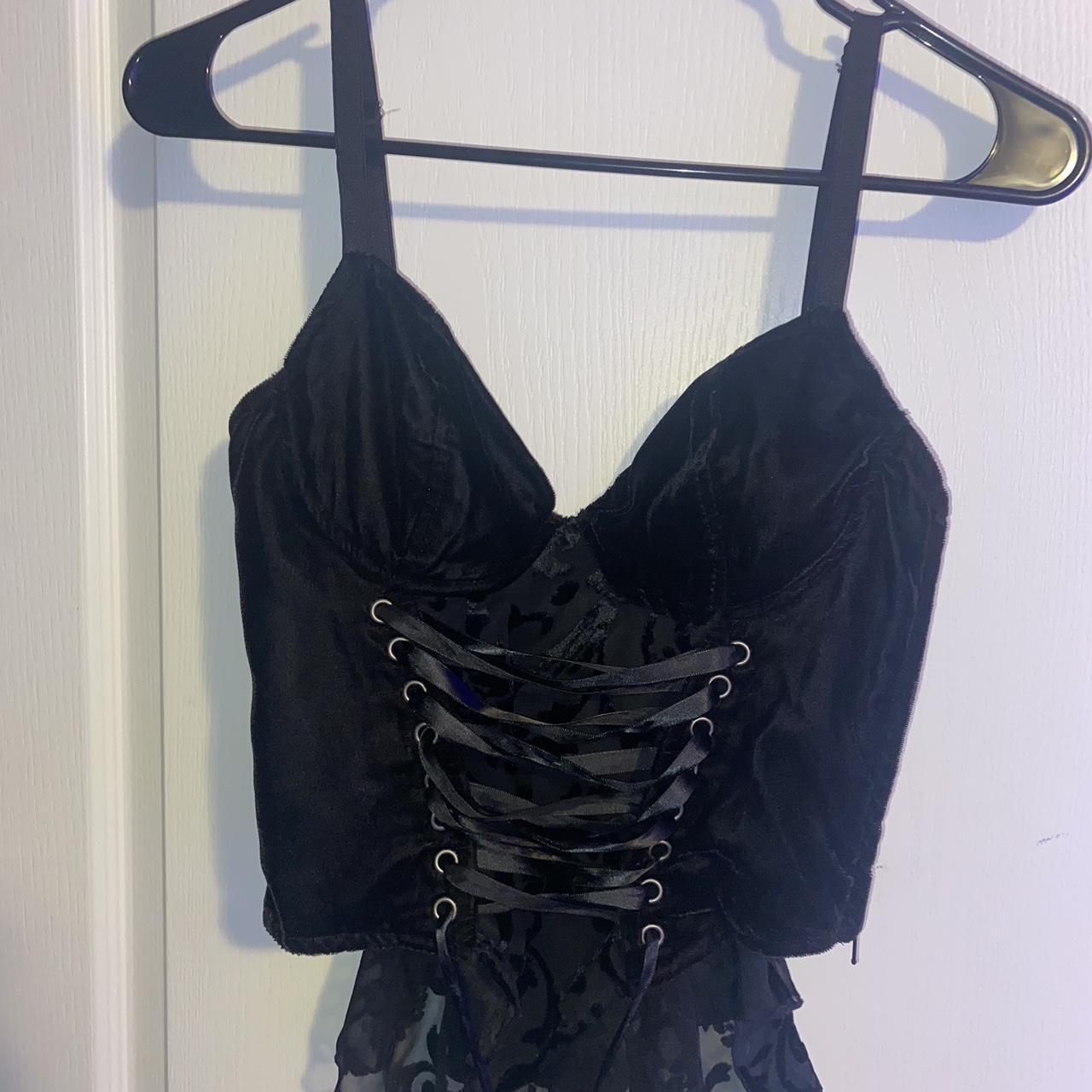 Lip Service Requiem for the Dead corset top size - Depop