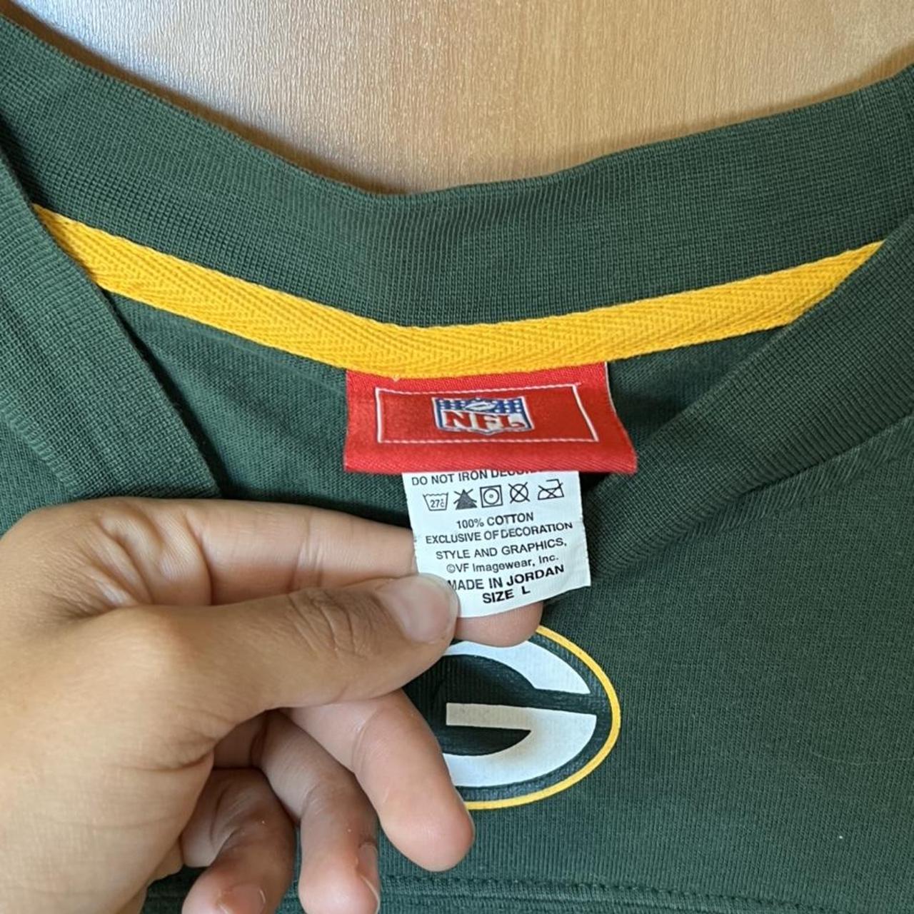 Green Bay Packers NFL Team Apparel Long Sleeve Shirt - Depop