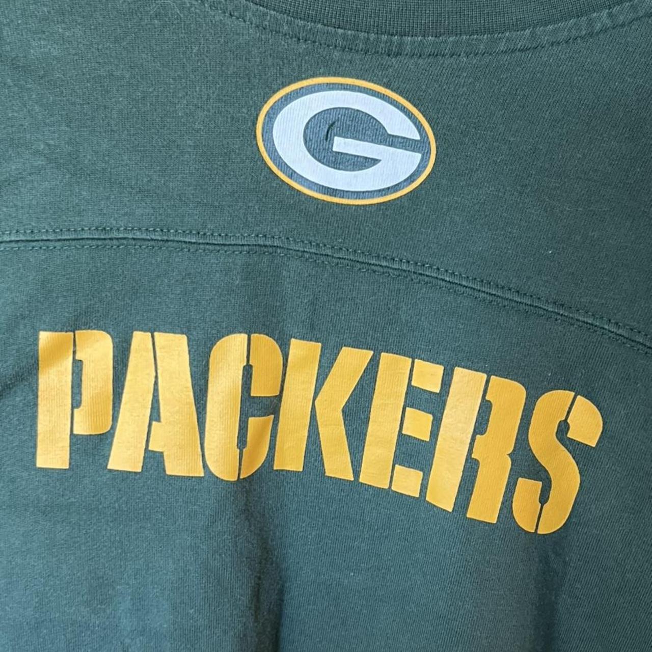 Green Bay Packers Long Sleeve T-Shirt • Size: - Depop