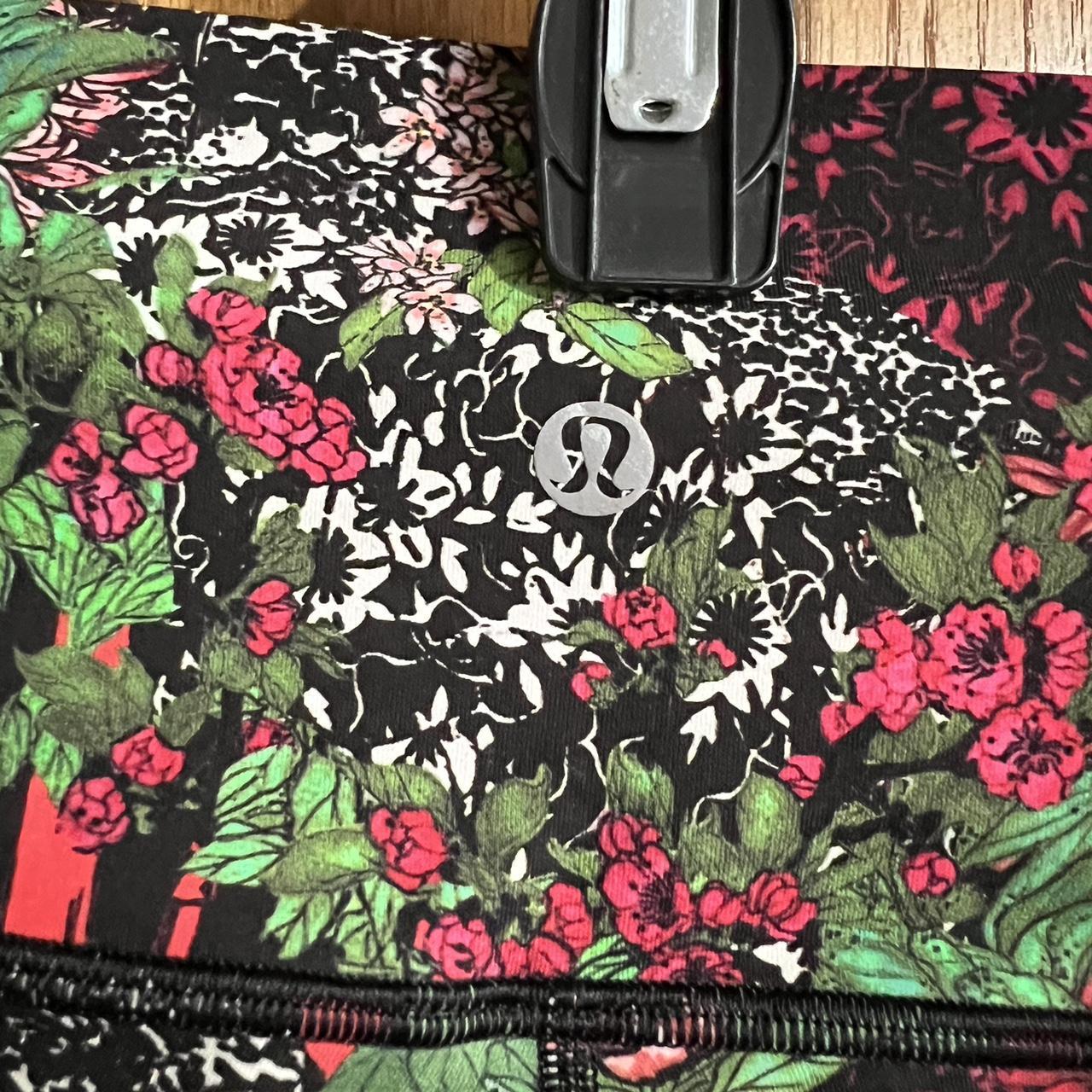 LuLuLemon Wunder High Rise Floral Leggings. Gently | Depop