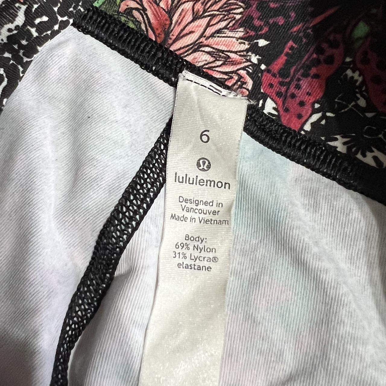 LuLuLemon Wunder High Rise Floral Leggings. Gently | Depop