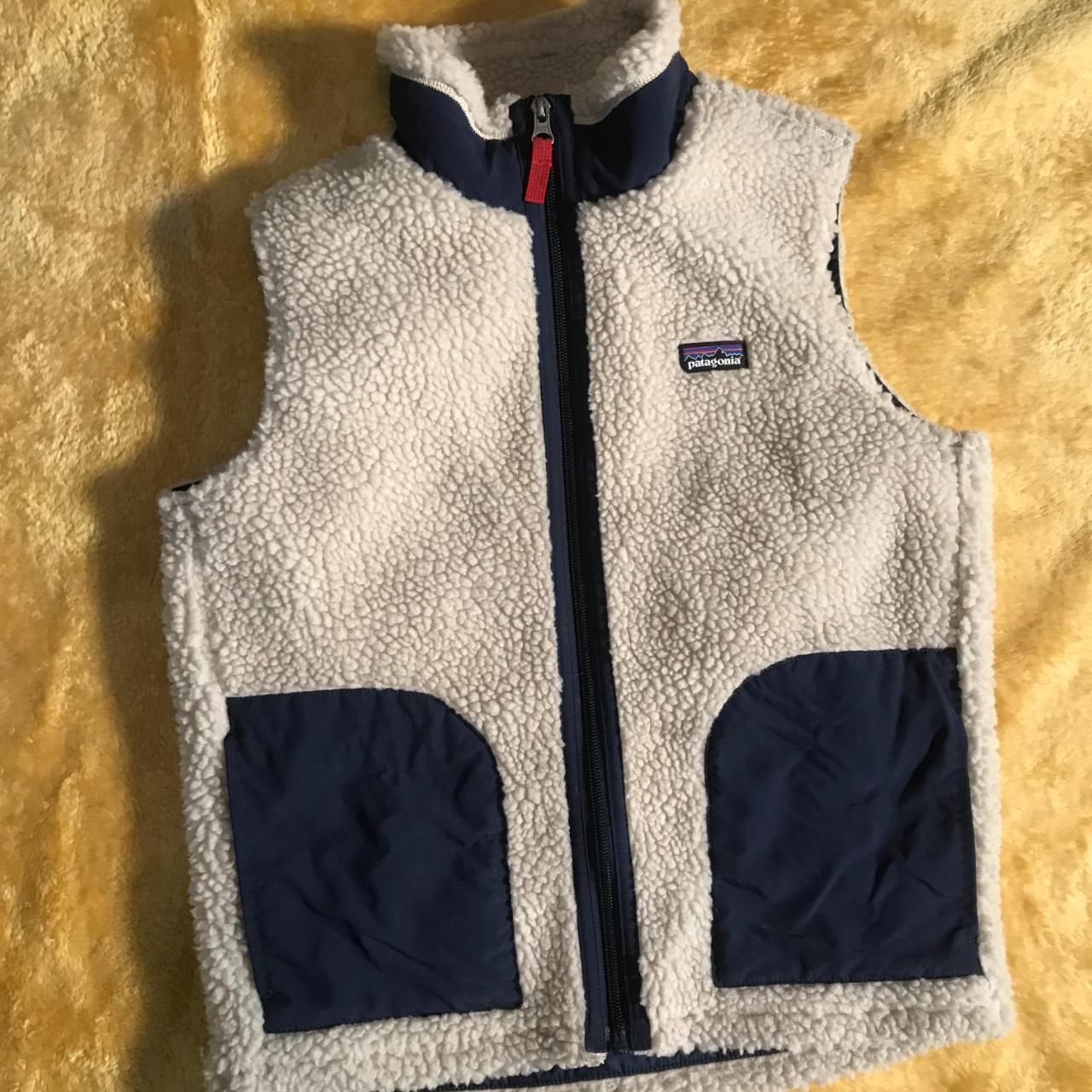 Patagonia Kids' RetroX® Fleece Vest Size L. Women's... Depop