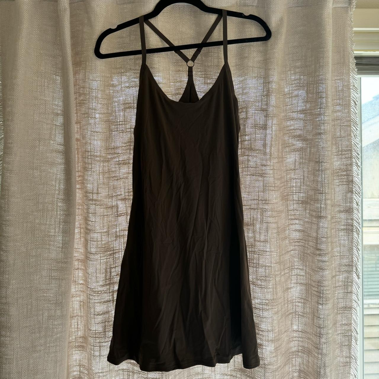 Outdoor Voices Exercise Dress. Chocolate Brown. Size S. - Depop