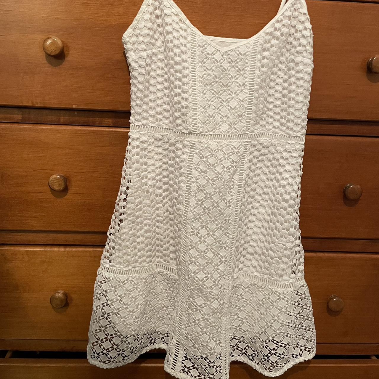 Abercrombie & Fitch Women's White Dress | Depop