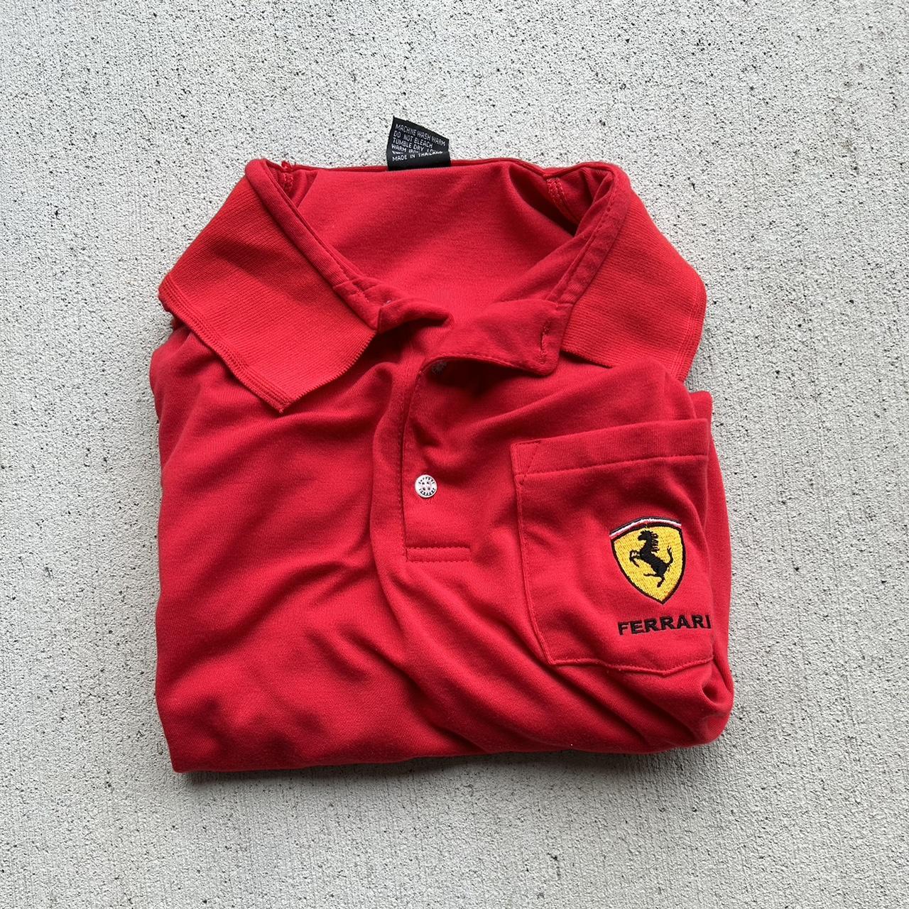 Ferrari Men's Red Polo-shirts
