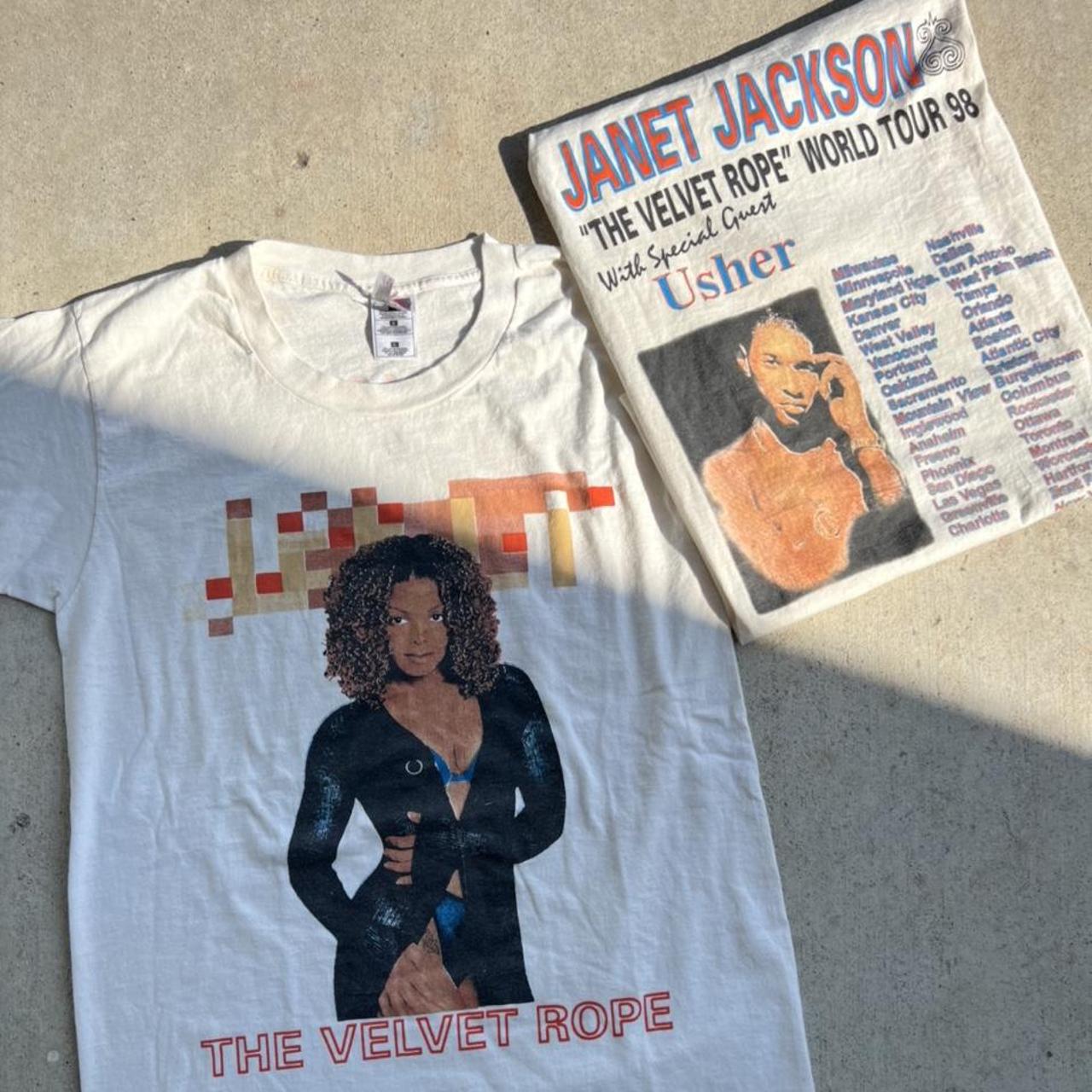 Janet Jackson The Velvet Underground tour w/ Usher... - Depop