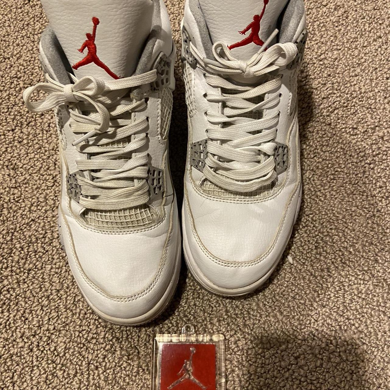 jordans grey and white junior