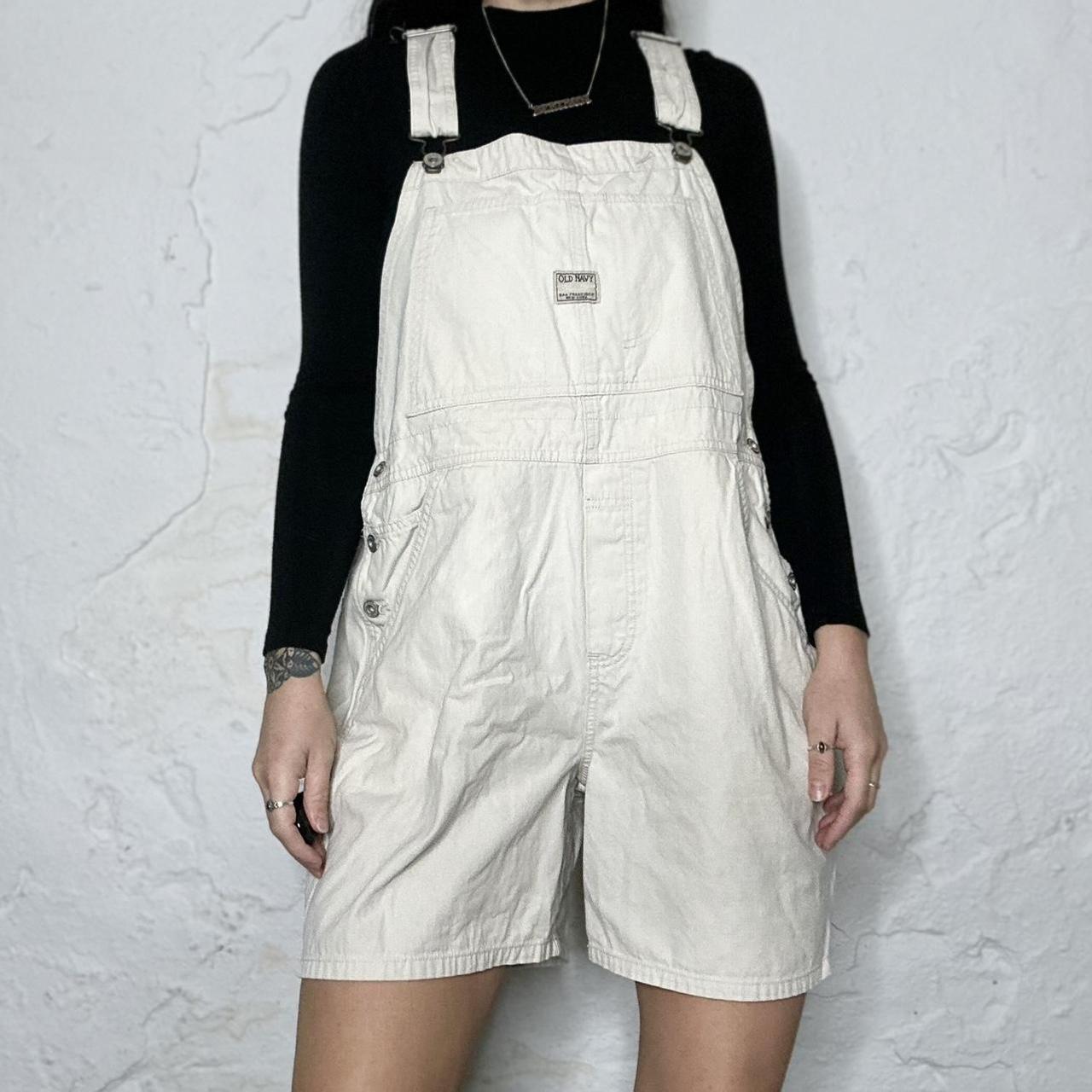 Vintage 90s Overalls By Old Navy Short Overalls, Off... - Depop