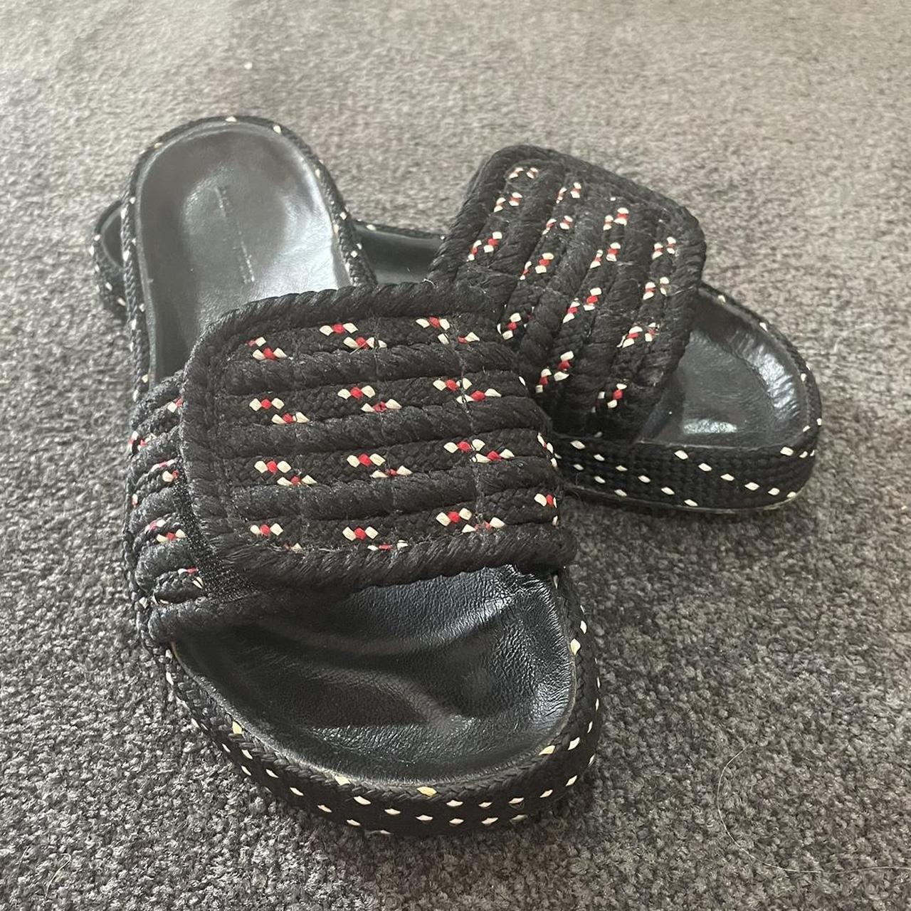 Isabel marant woven slides cheap