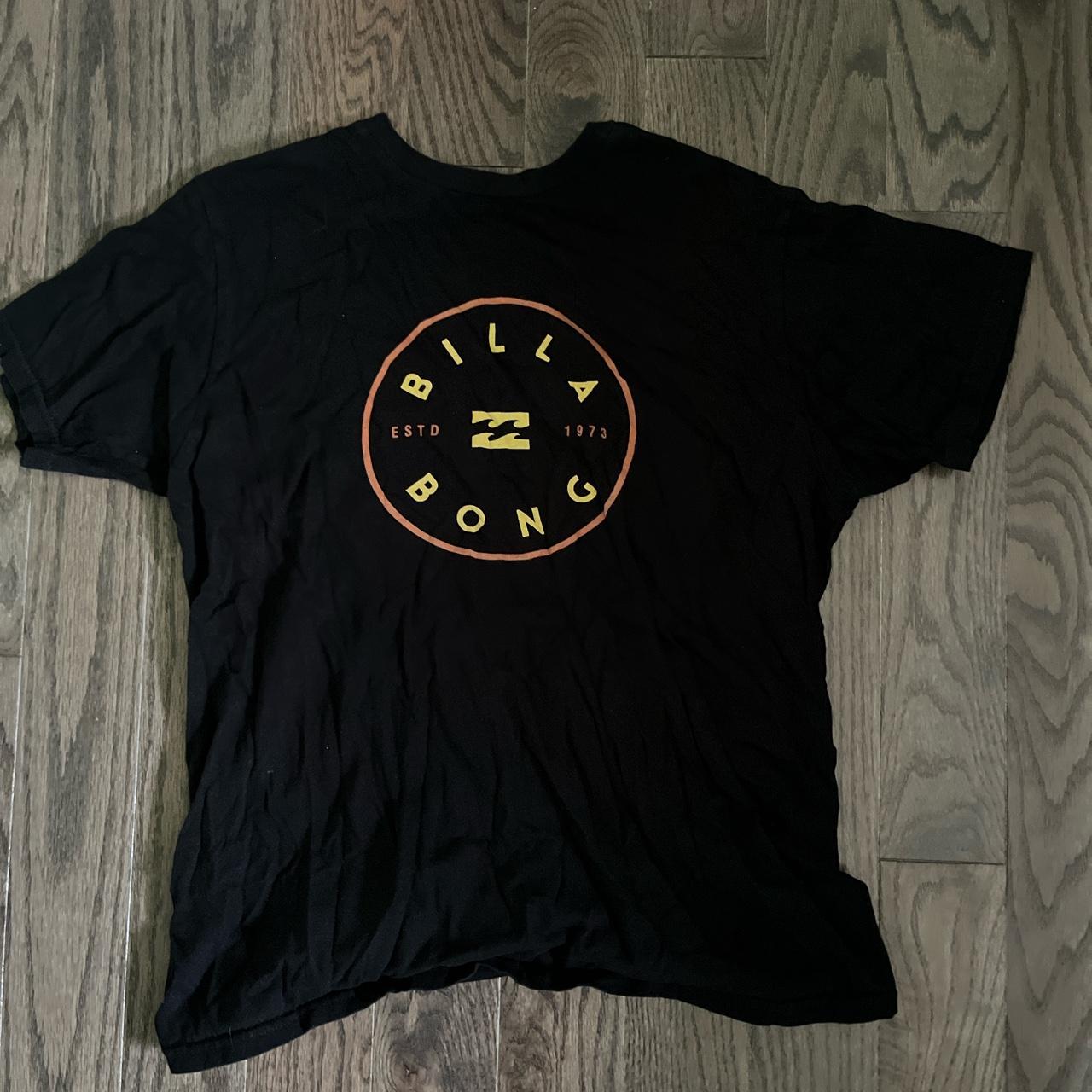 Billabong Men's Black Tshirt Depop