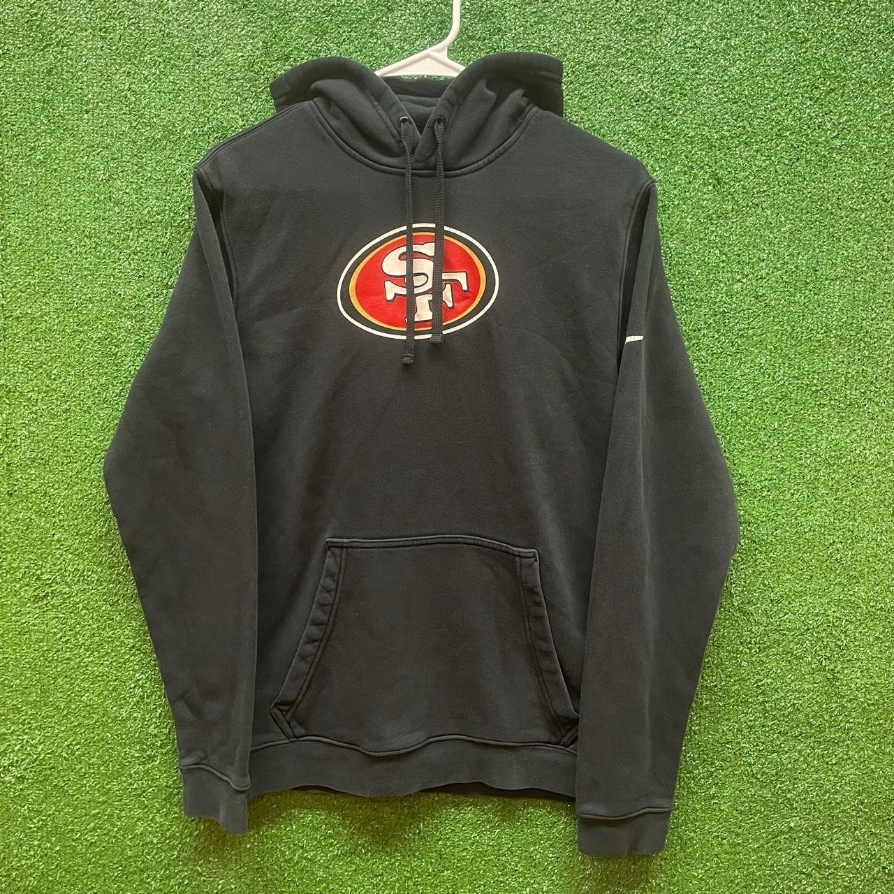 San Francisco 49ers Nike Black Circuit Logo Hoodie... - Depop