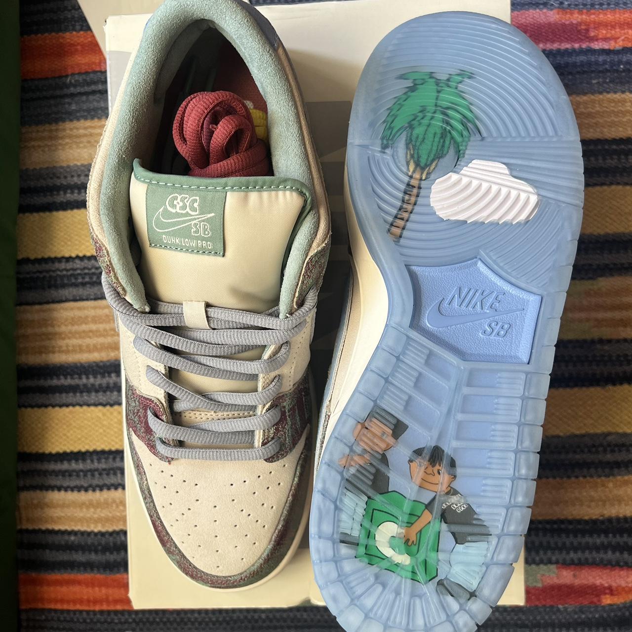 NIKE SB Crenshaw Skate Club Dunk Low SAIL/LIGHT... - Depop