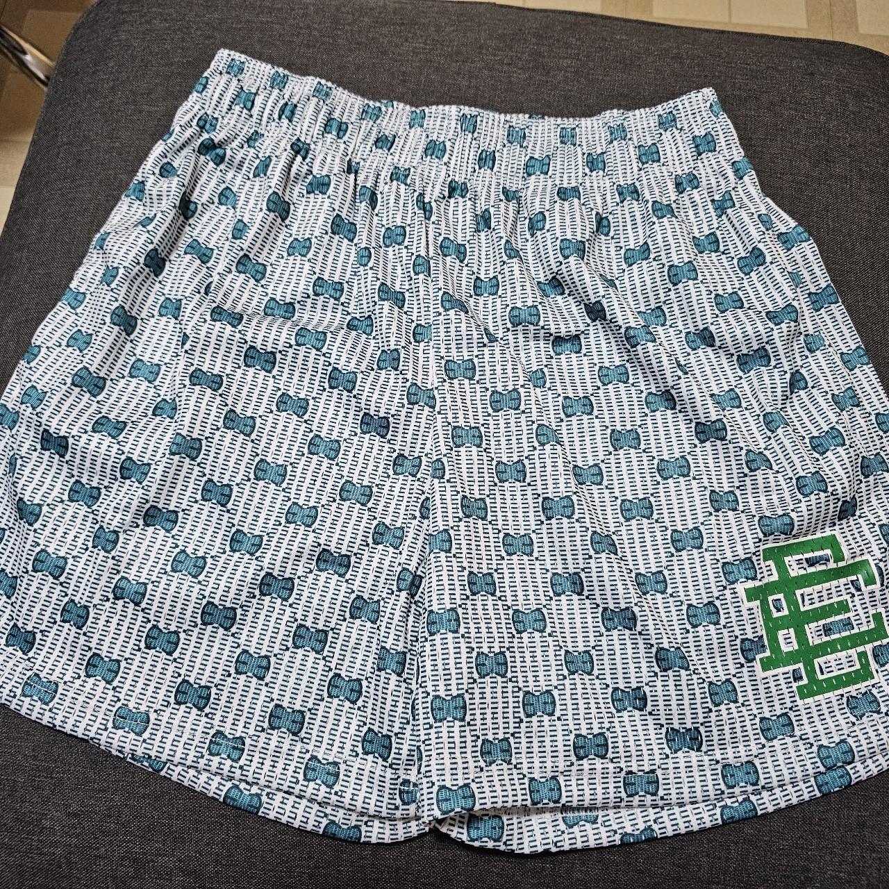 Eric Emanuel Lightning Shorts - Grey ☔️Condition: - Depop