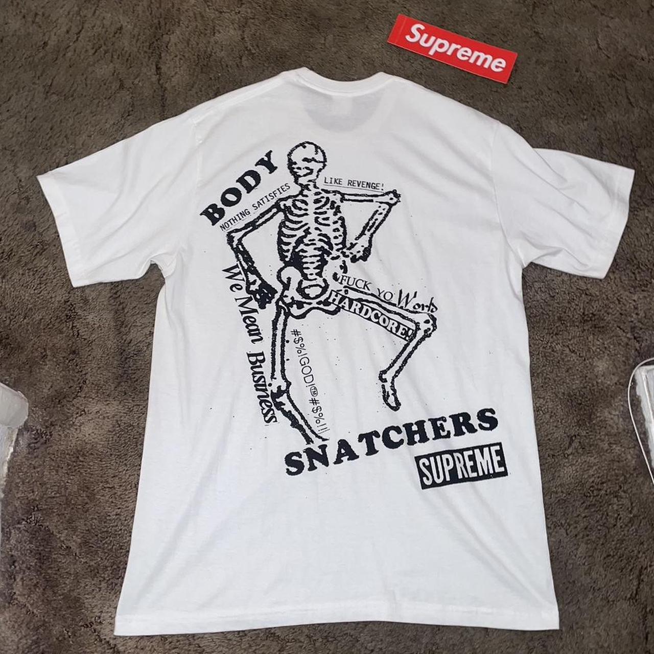 SUPREME BODY SNATCHERS TEE SIZE LARGE WITH BOX LOGO... - Depop