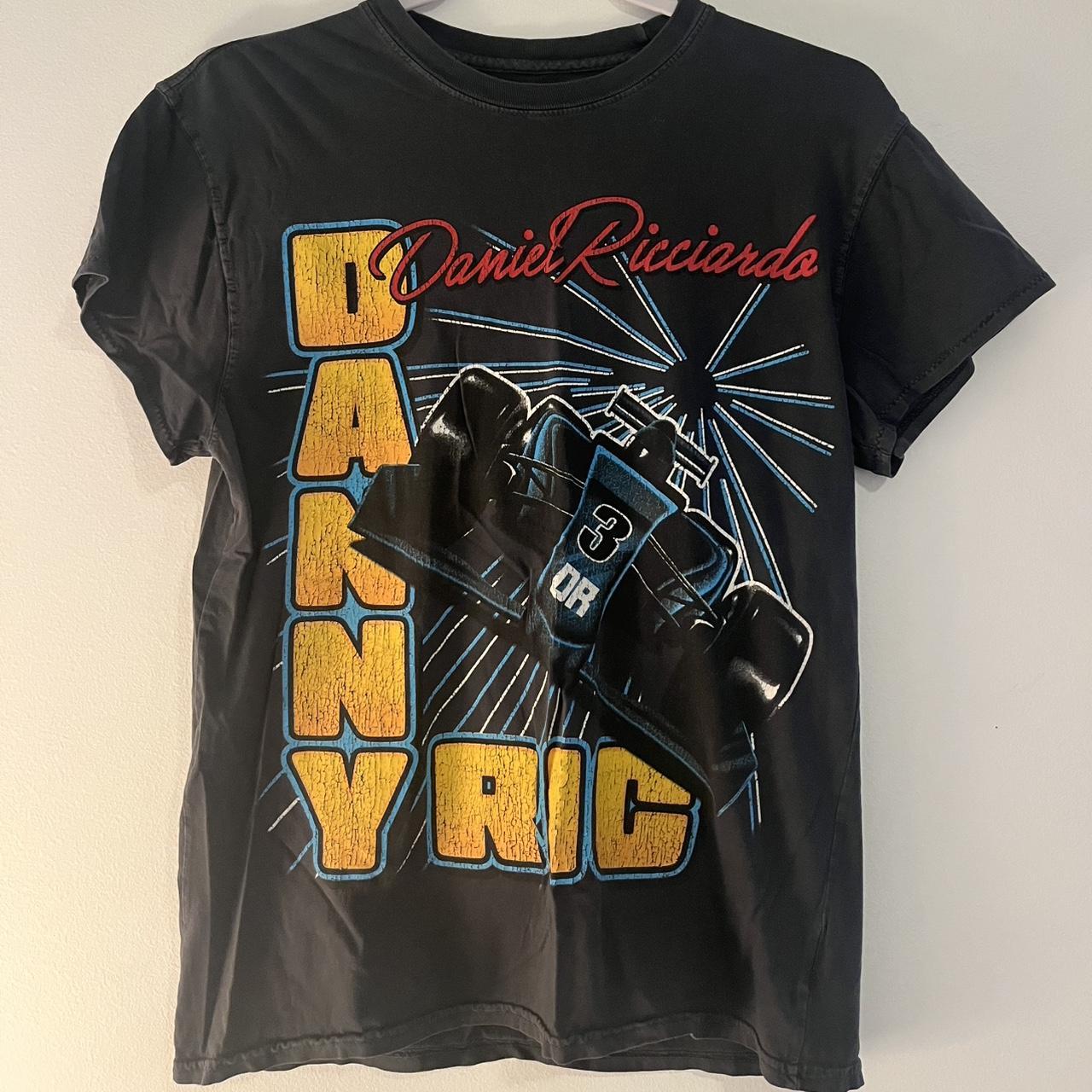 Vintage Black Daniel Ricciardo F T Shirt F Formula Depop