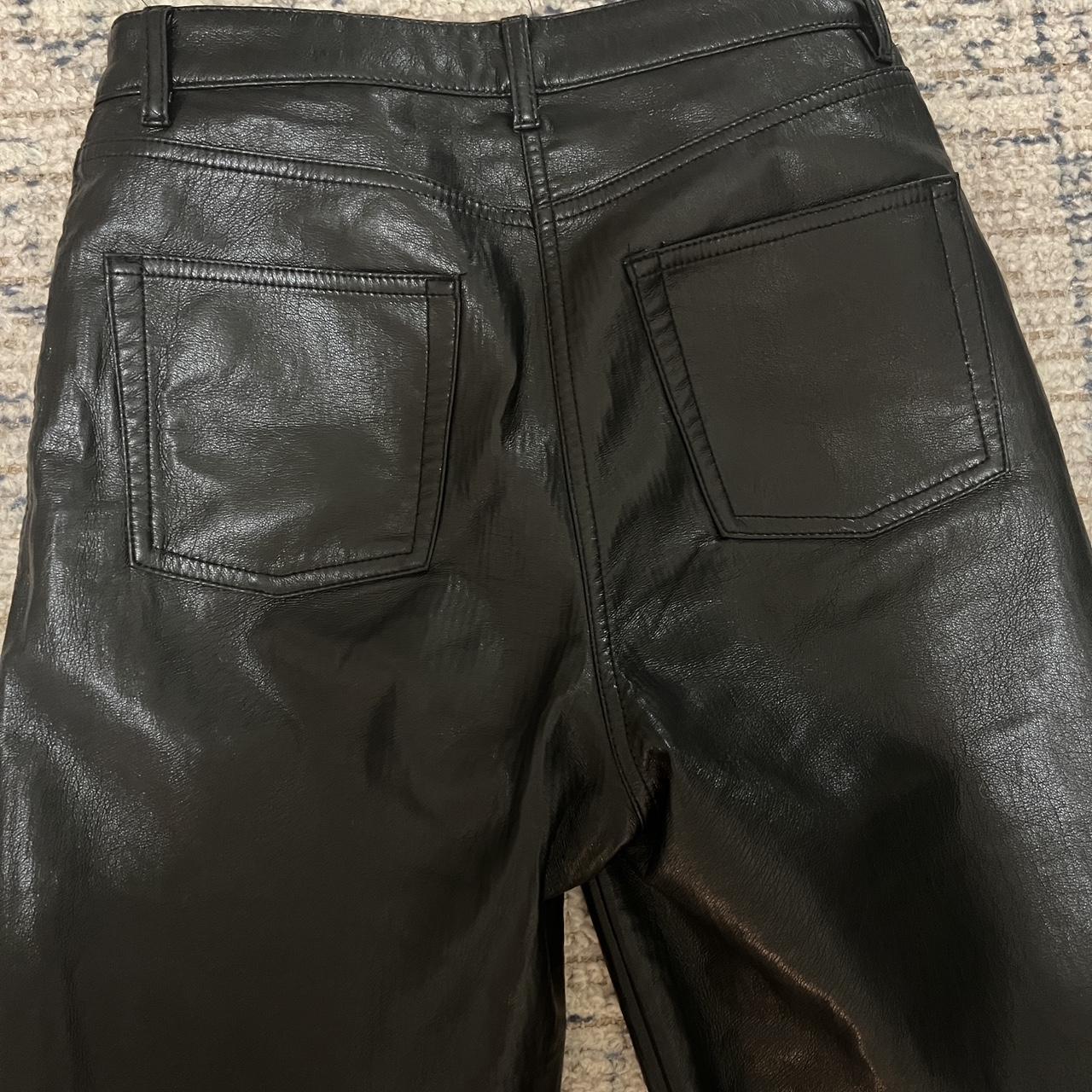 Aritzia Wilfred Melina leather pants size US 4... - Depop