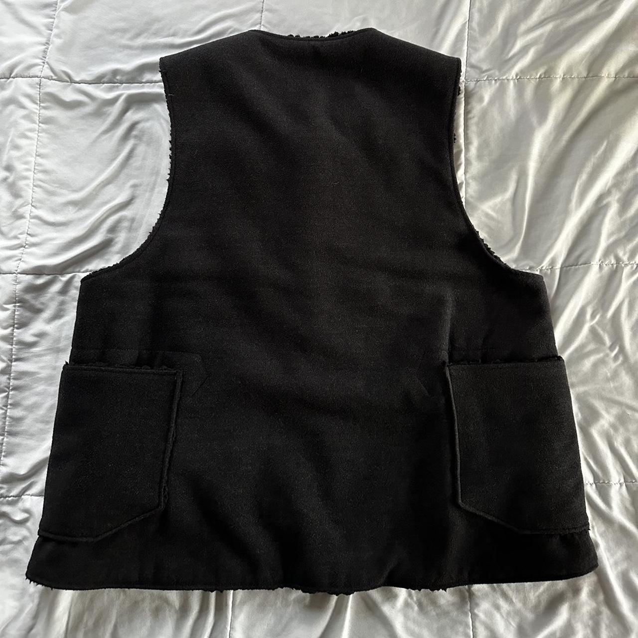 Engineered Garments Men's Grey and Black Gilet (2)