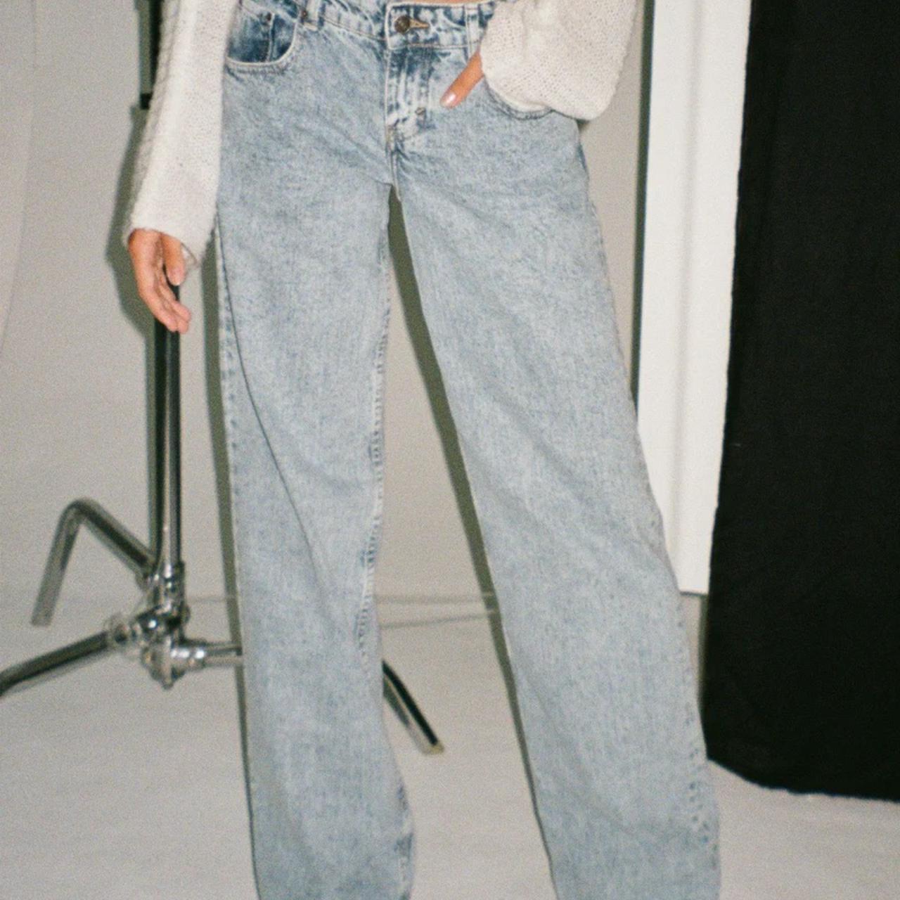 motel rocks parallel low rise jeans size xs,... Depop