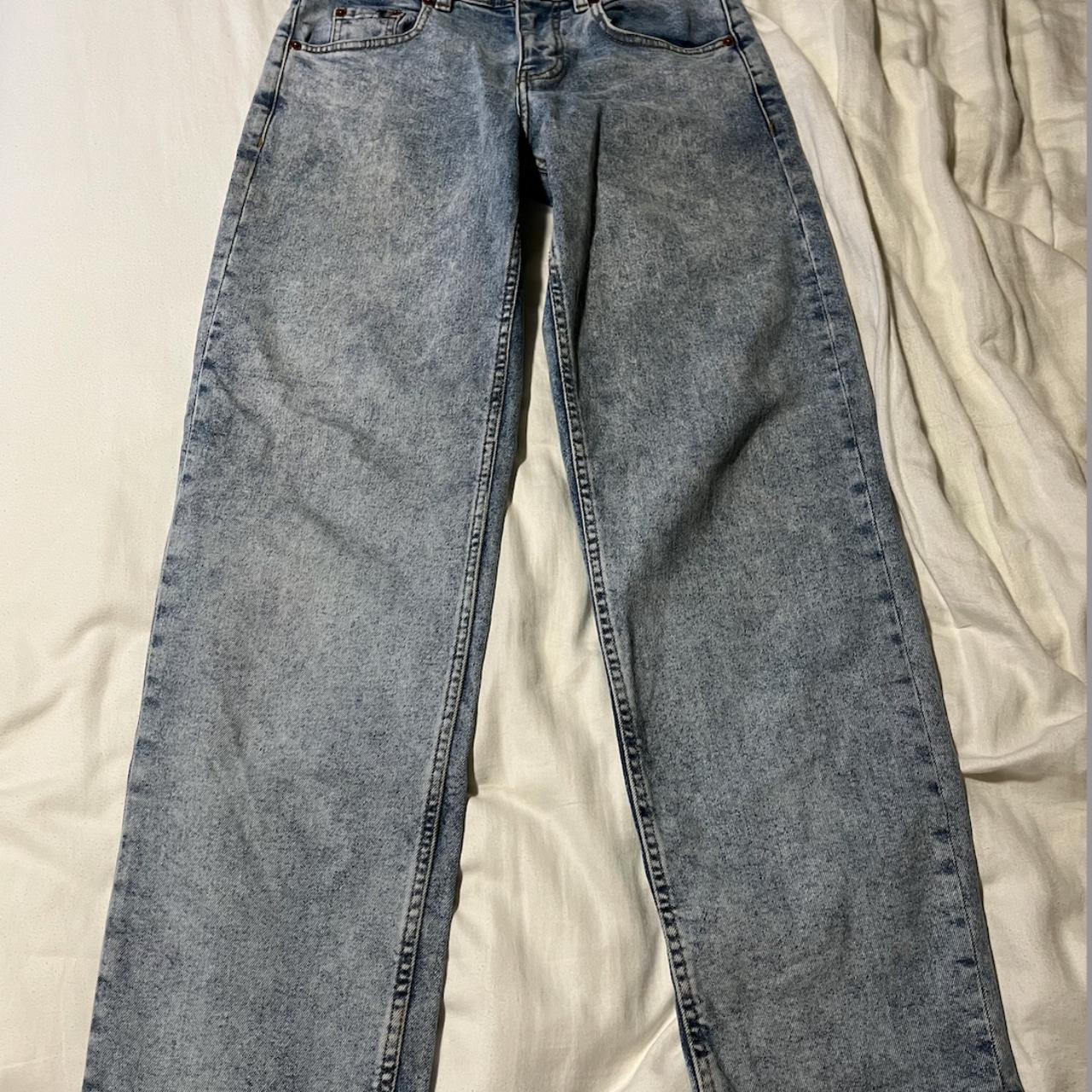 motel rocks parallel low rise jeans size xs,... - Depop