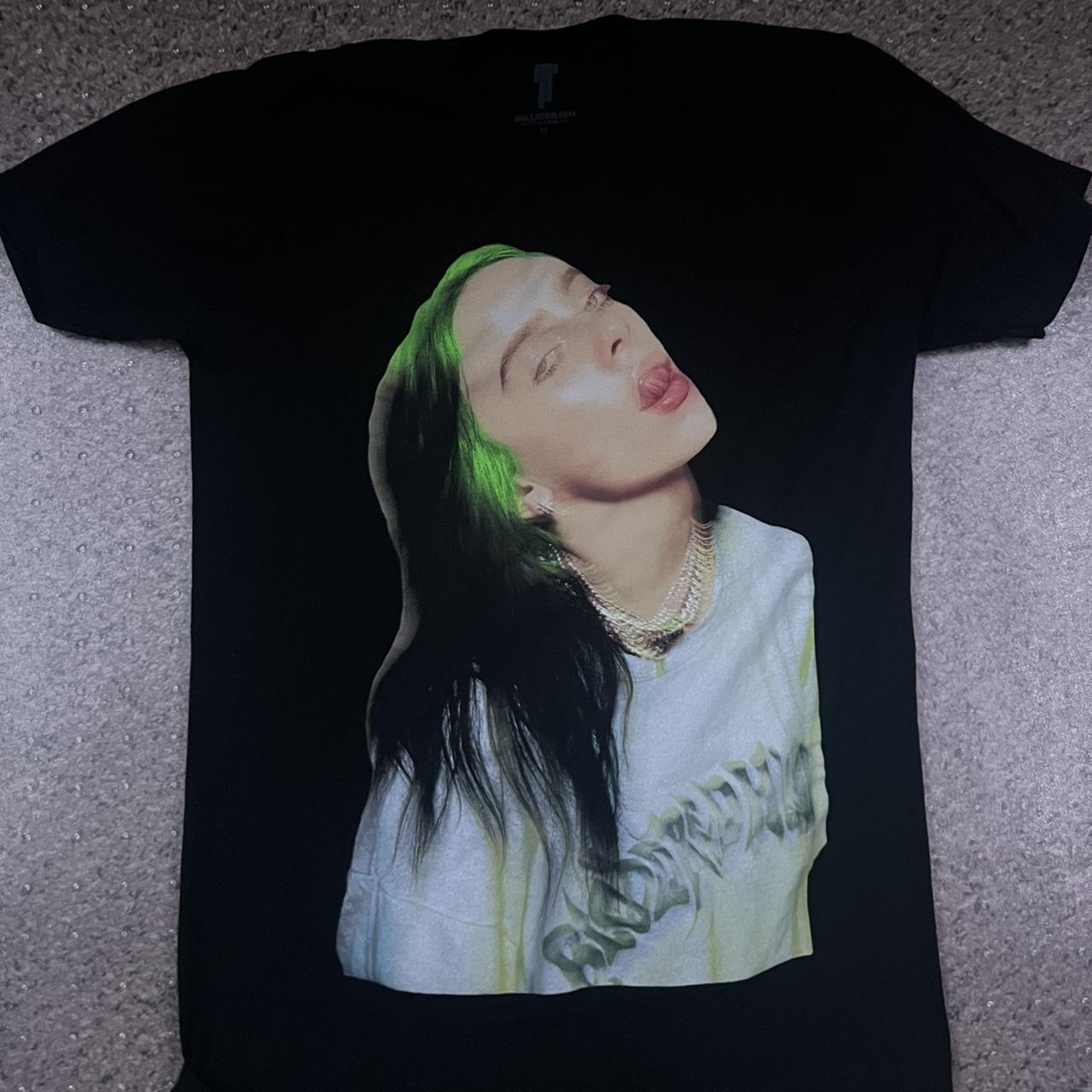 Billie Eilish music promo tee, Gently used