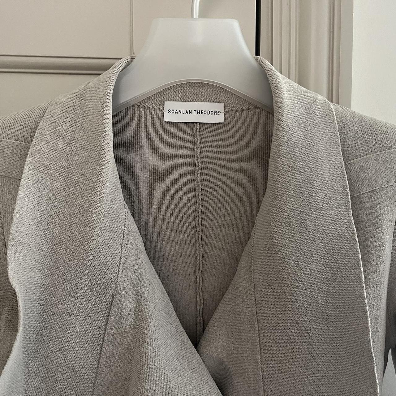 Scanlan Theodore Crepe Knit Drape Front