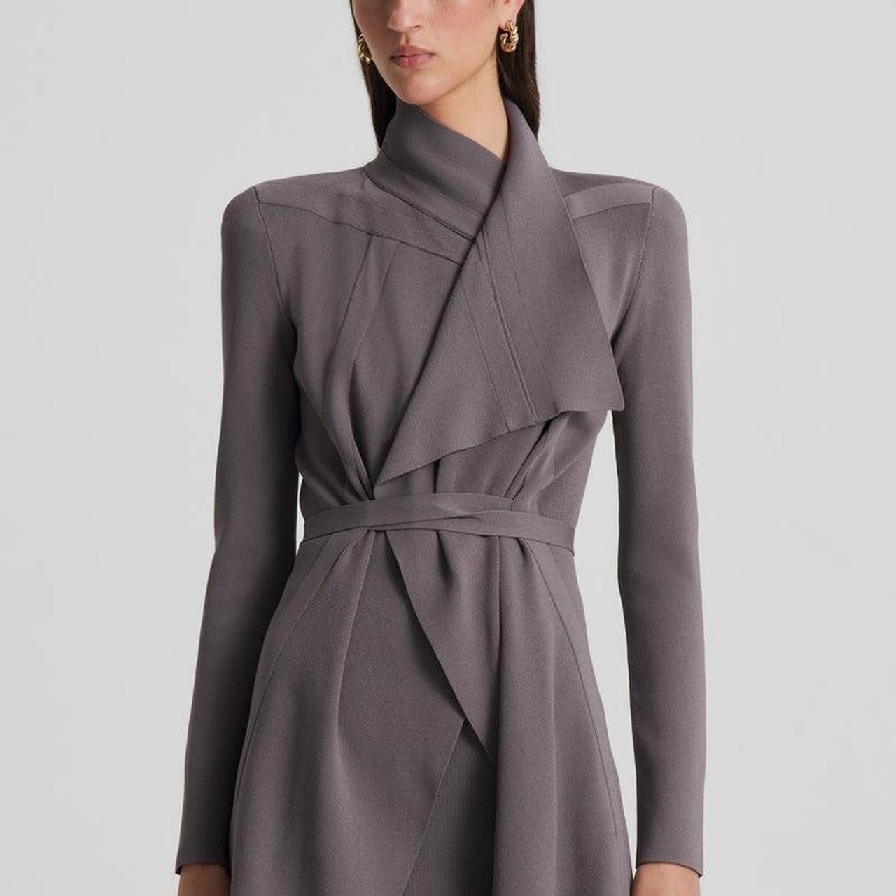 Scanlan Theodore Crepe Knit Drape Front Depop